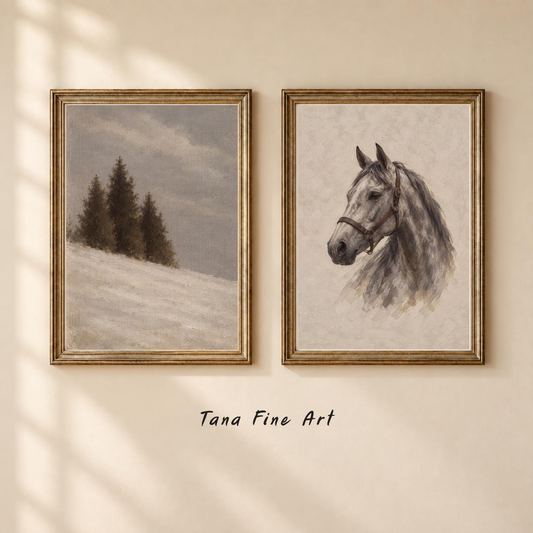 Winter Woodland & Village — Set of 9 — image 4