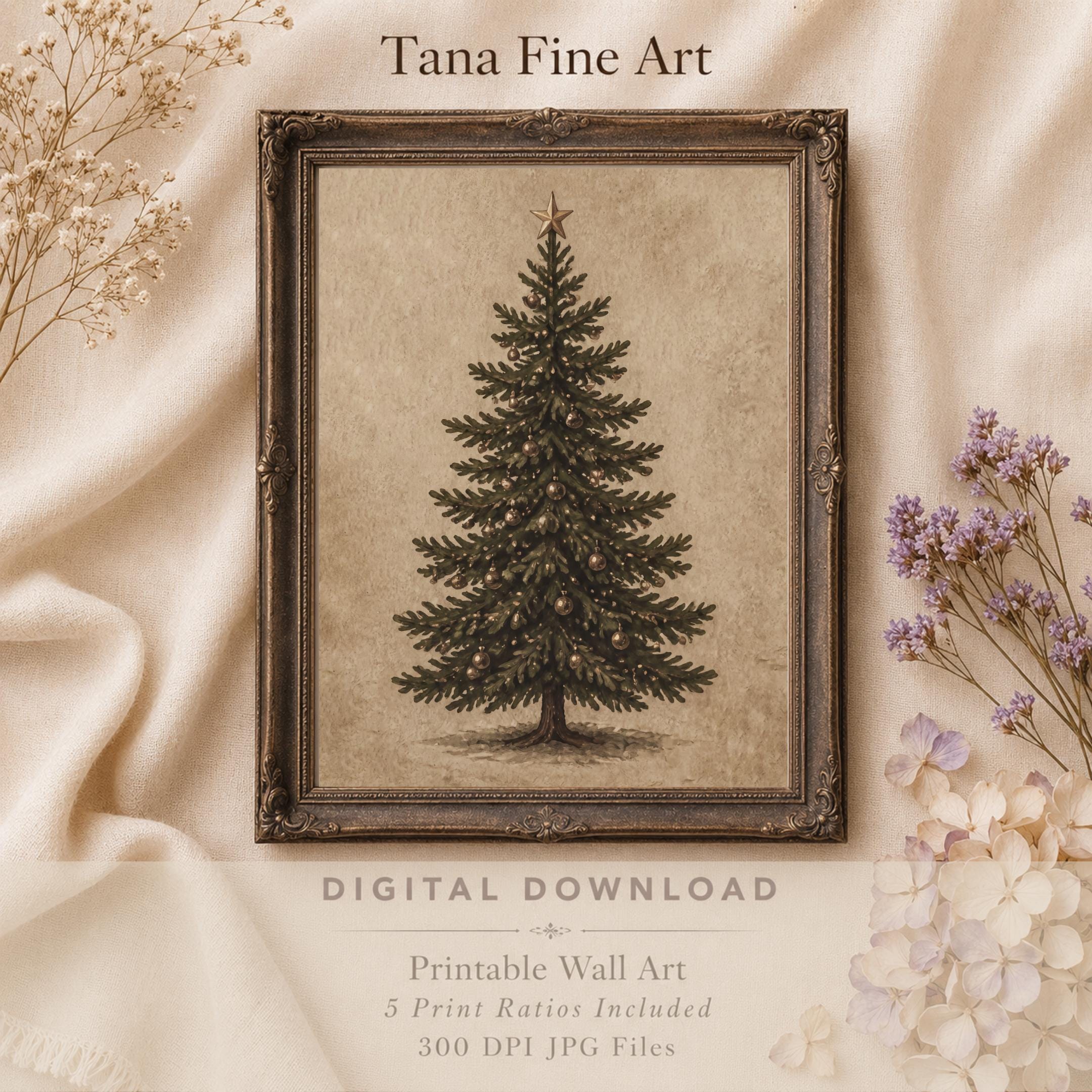 Evergreen Christmas Tree Study — image 6