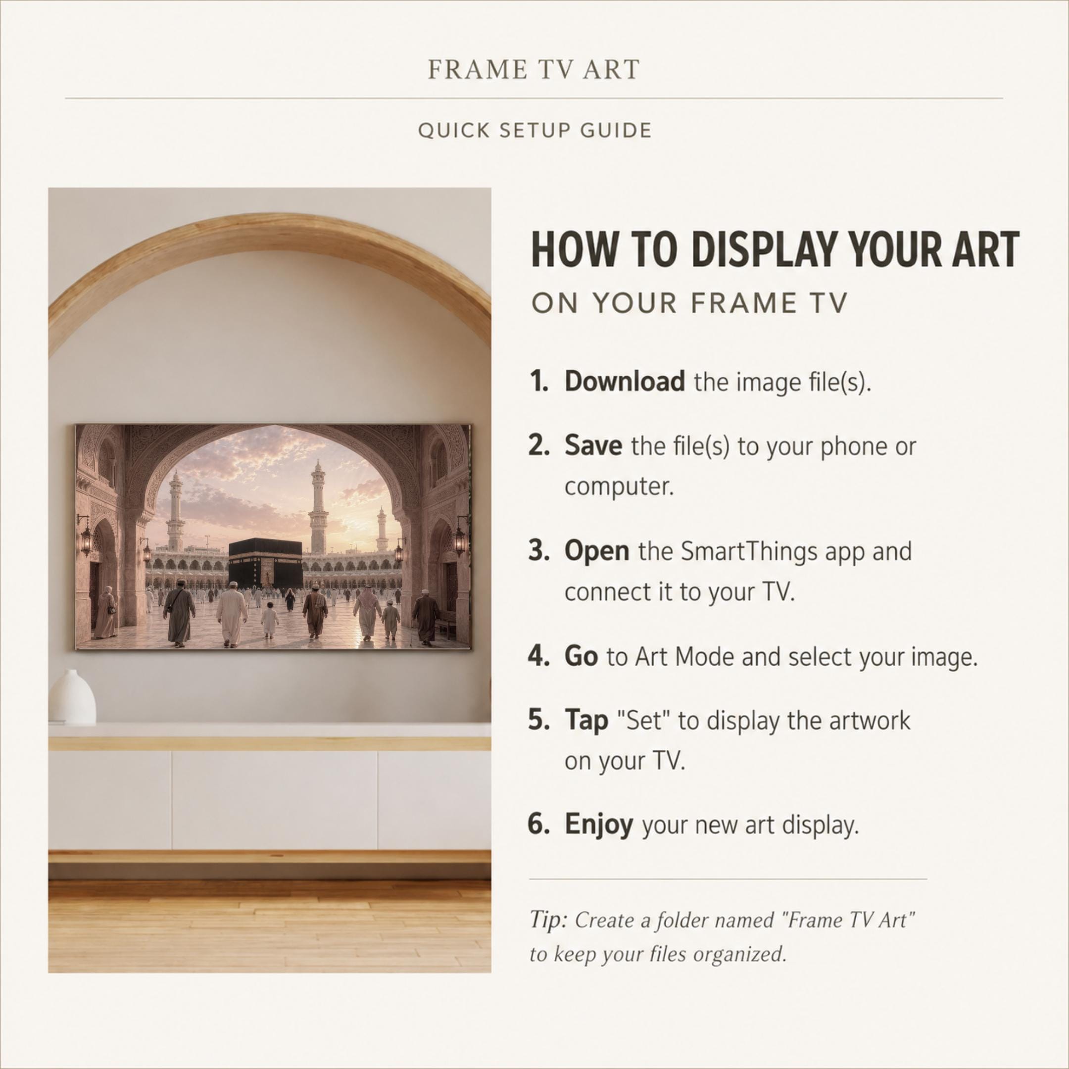 Kaaba TV Art, Mecca Islamic Inspired, Muslim Home Art, Samsung The Frame (Digital Download) — image 6
