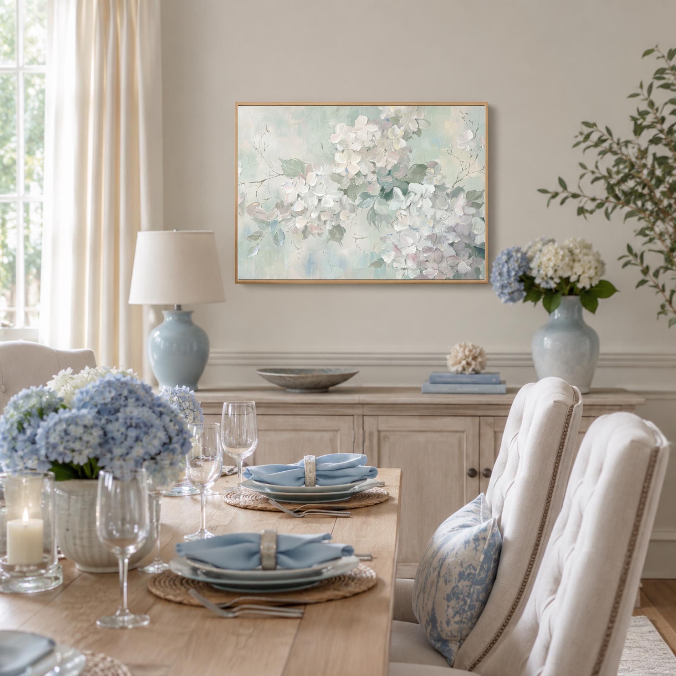 Hydrangea Wall Art Printable | Neutral Floral Print | Cottage Decor (Digital Download) — image 7