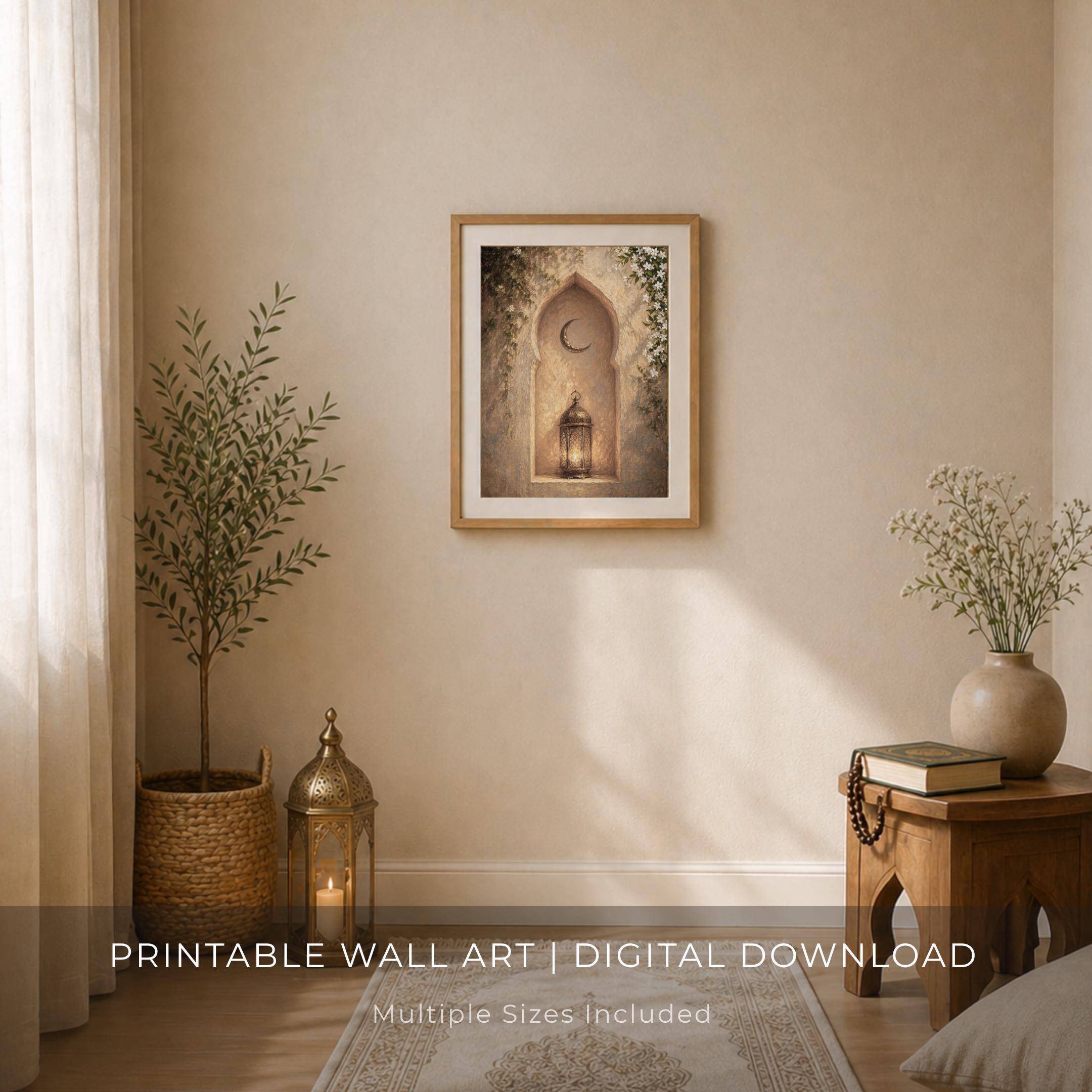 Crescent & Lantern in a Quiet Niche — image 3