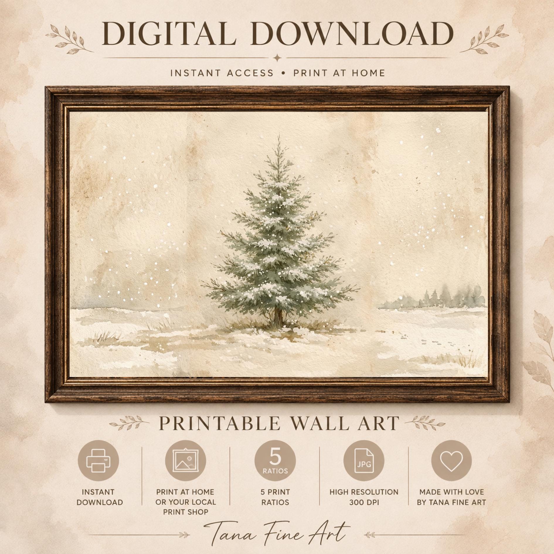 Rustic Christmas Keepsakes — Set of 9 — image 4