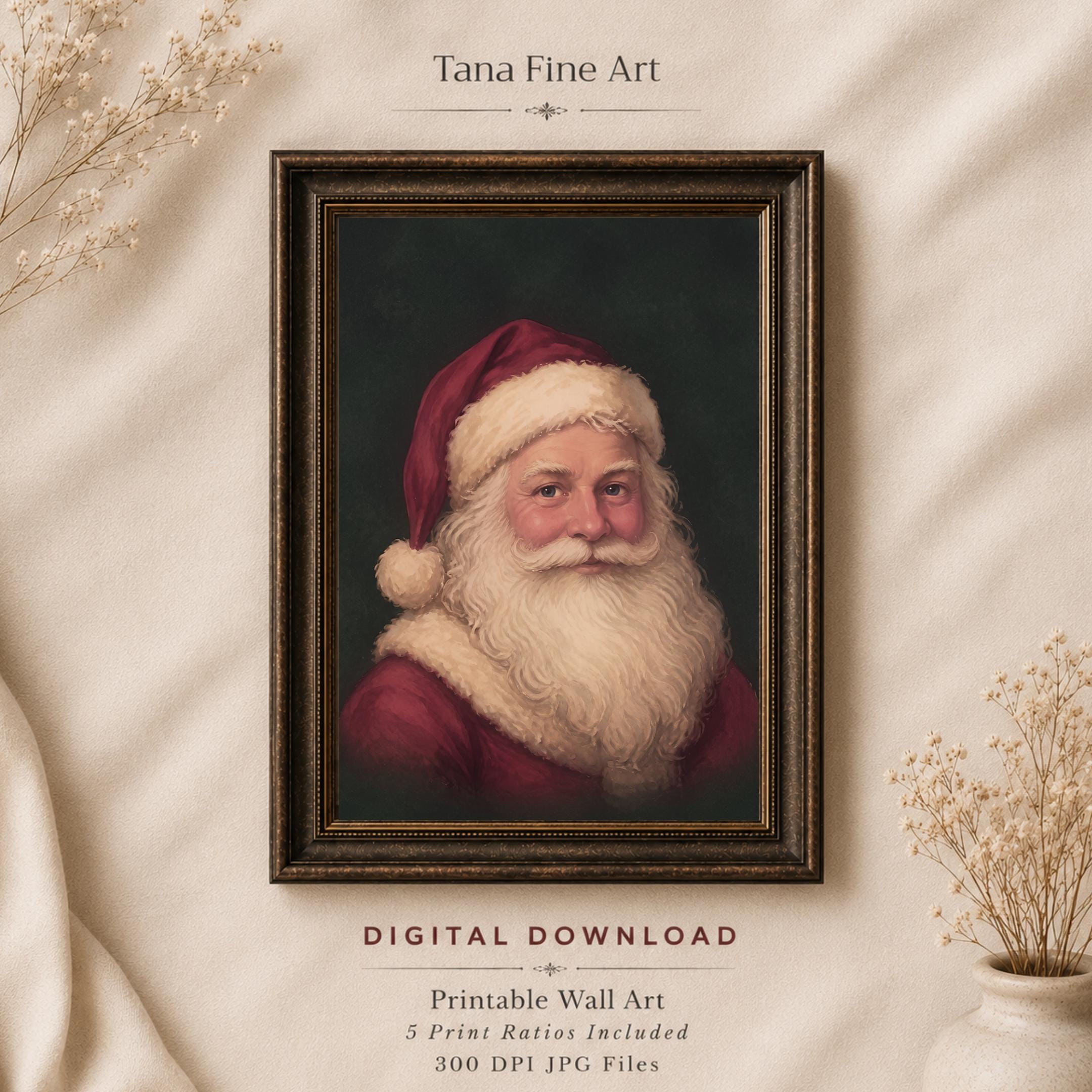 Father Christmas against Deep Green — image 6