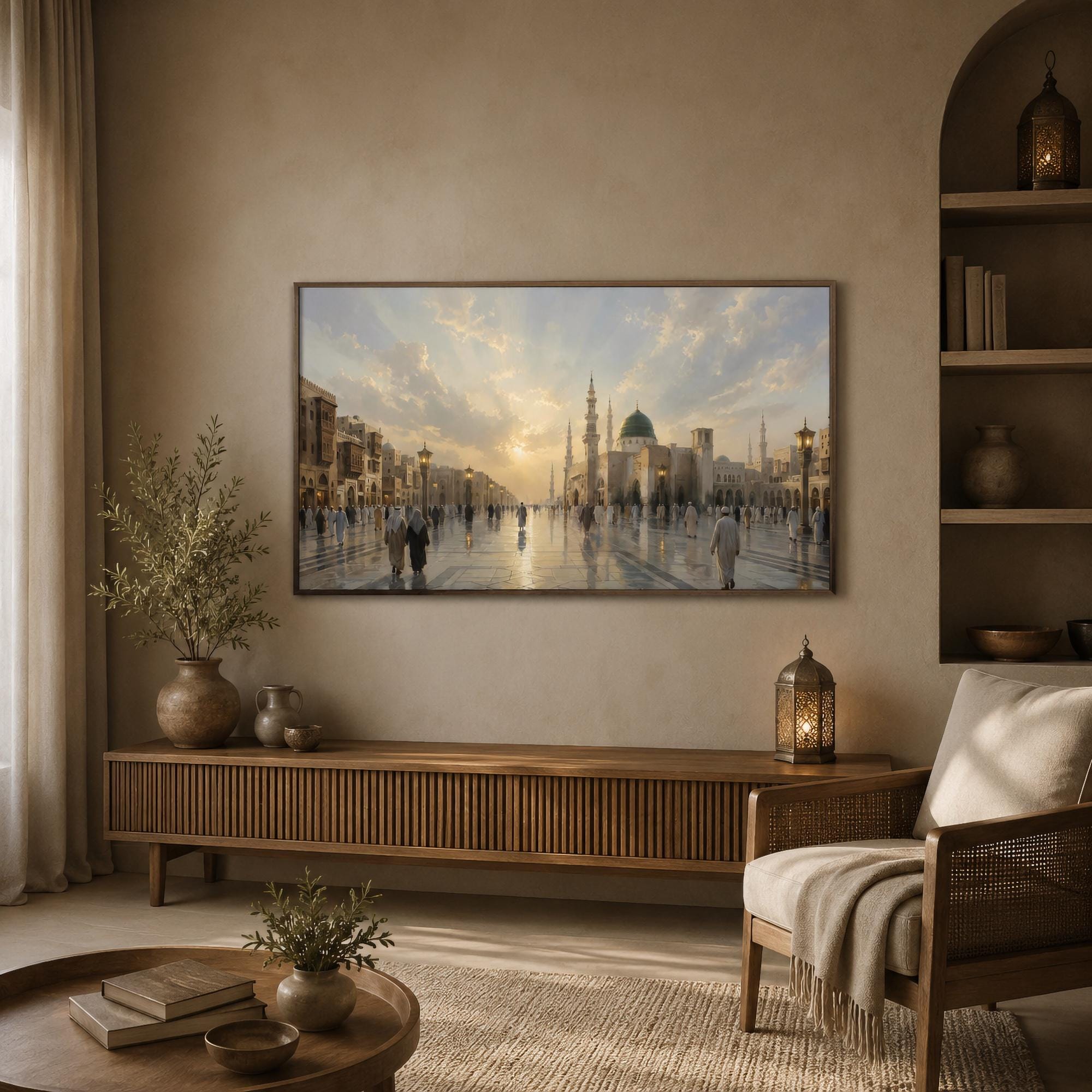 Medina Frame TV Art, Islamic Muslim Home Decor, Peaceful Mosque Art (Digital Download) — image 3