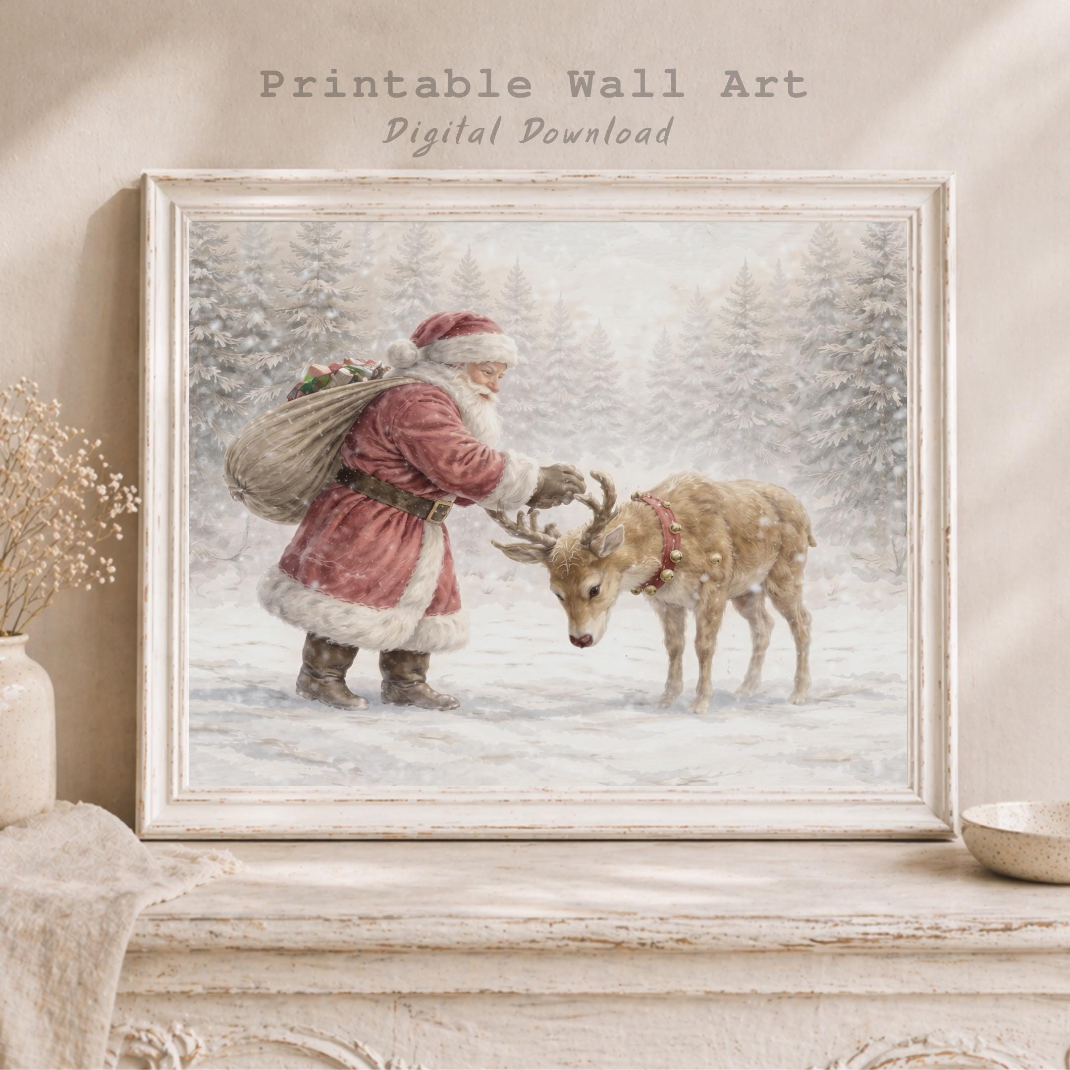 Santa’s Quiet Greeting to a Reindeer — image 5
