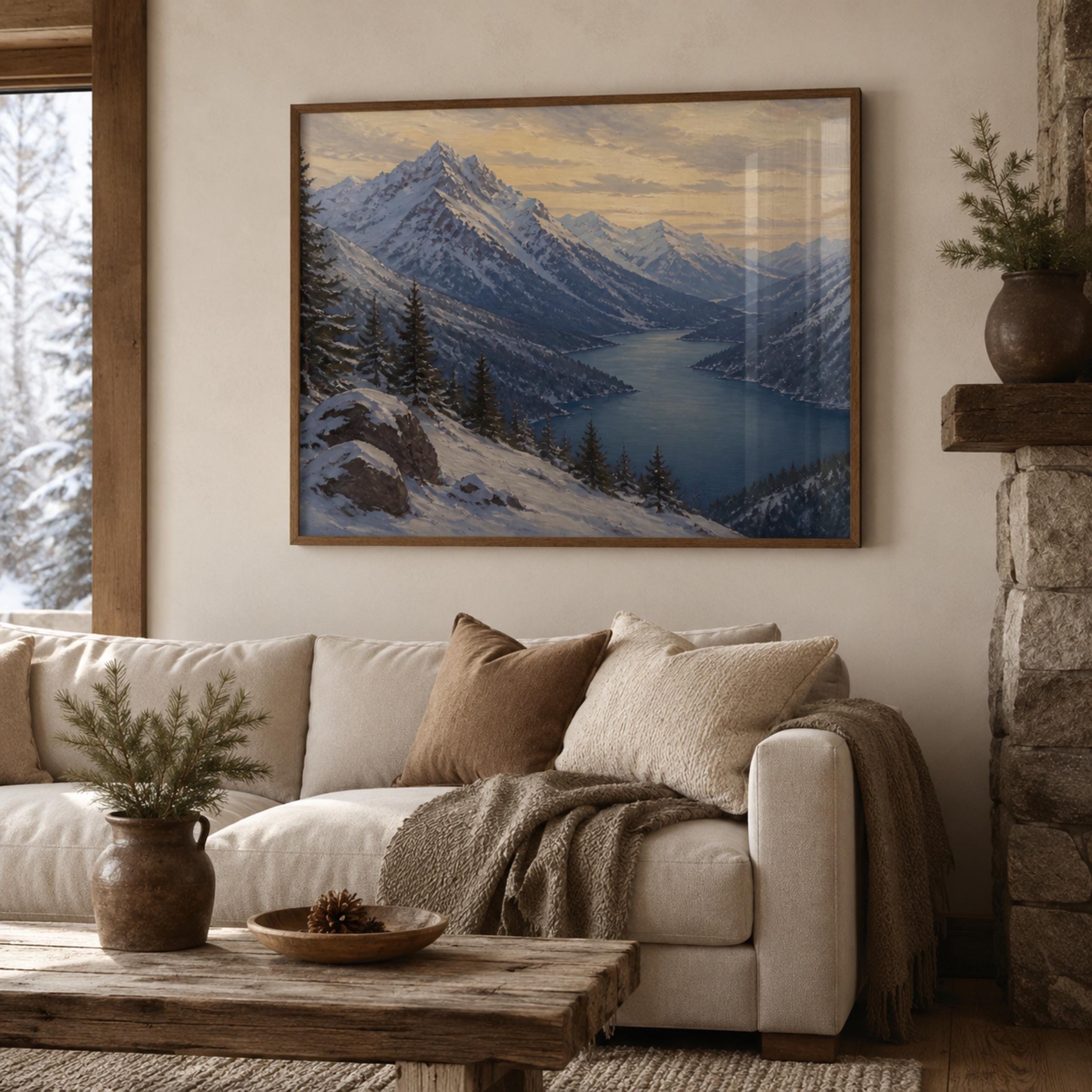 North Cascades-Inspired Lake at Golden Hour — image 3