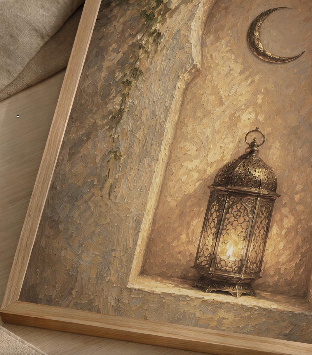 Crescent & Lantern in a Quiet Niche — image 7