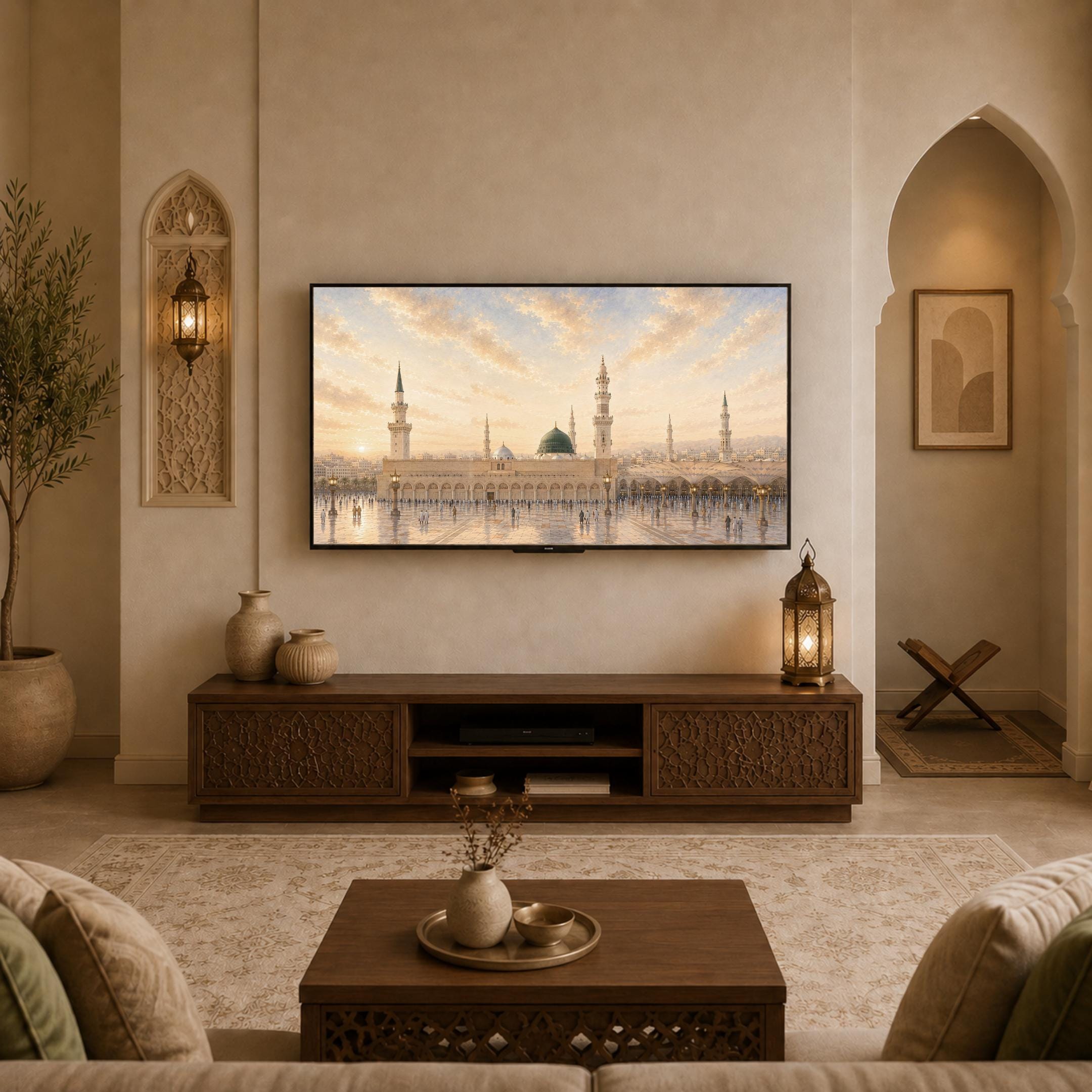 Medina Mosque Frame TV Art | Islamic Inspired Samsung The Frame 4K Instant Download — image 8