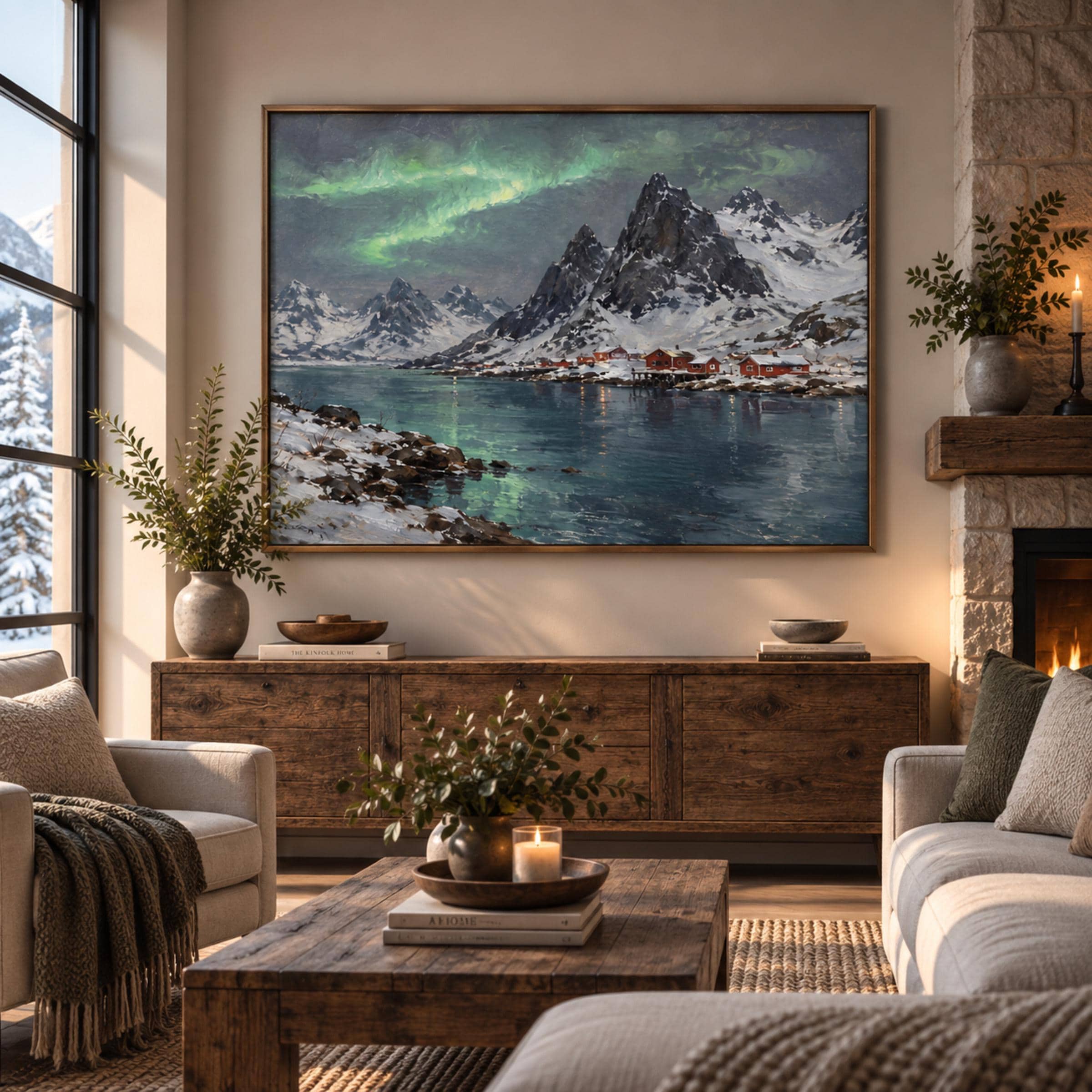 Northern Lights above a Lofoten Fjord — image 3