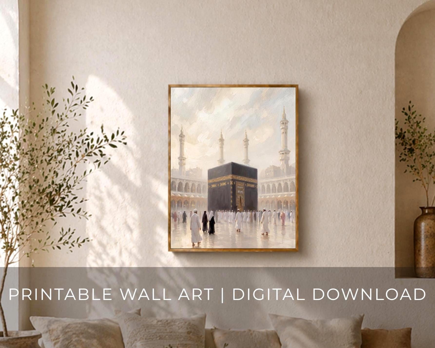 The Kaaba in a Soft Courtyard Glow — image 2