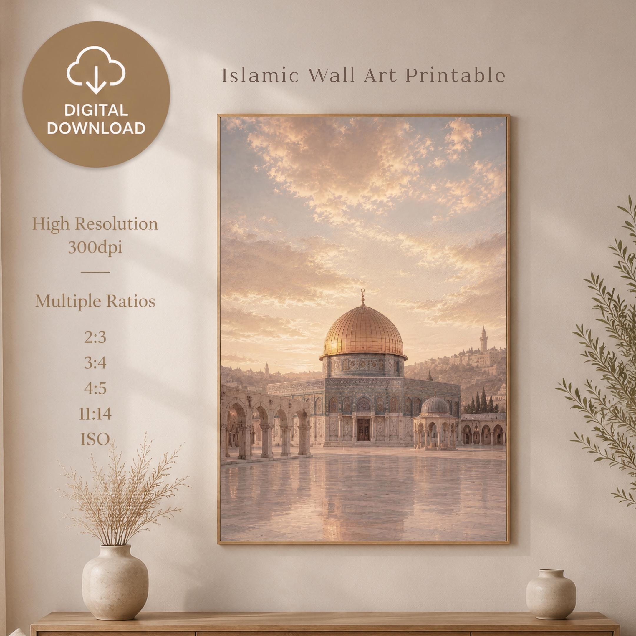 Golden Dome at Sunset — Jerusalem-Inspired Art — image 10