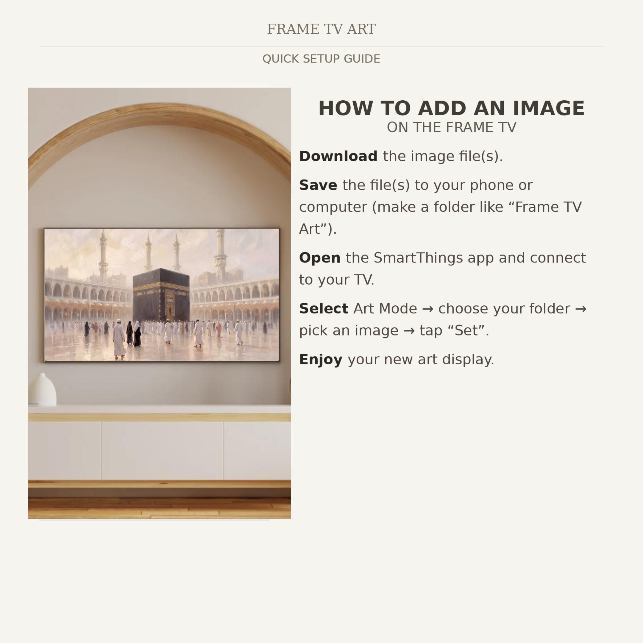 Islamic Kaaba Frame TV Art, Islamic Mecca Home Decor (Digital Download) — image 7