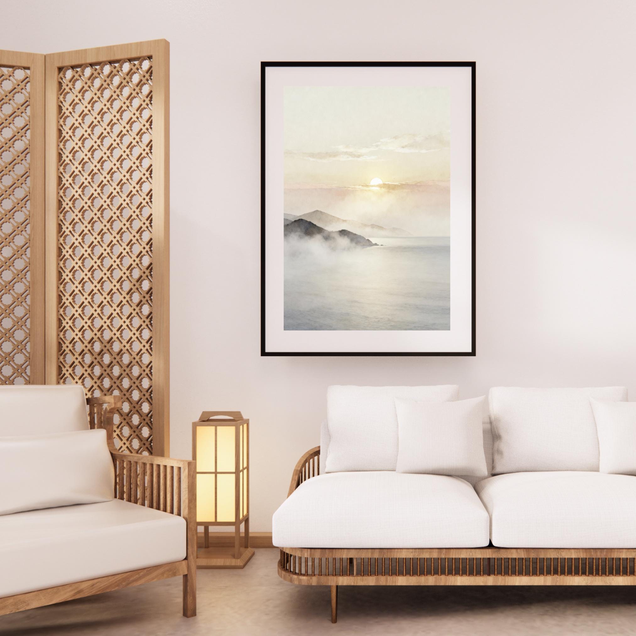 Smoky Mountain Landscape Print, Quiet Luxury Wall Art, Digital Download — image 7