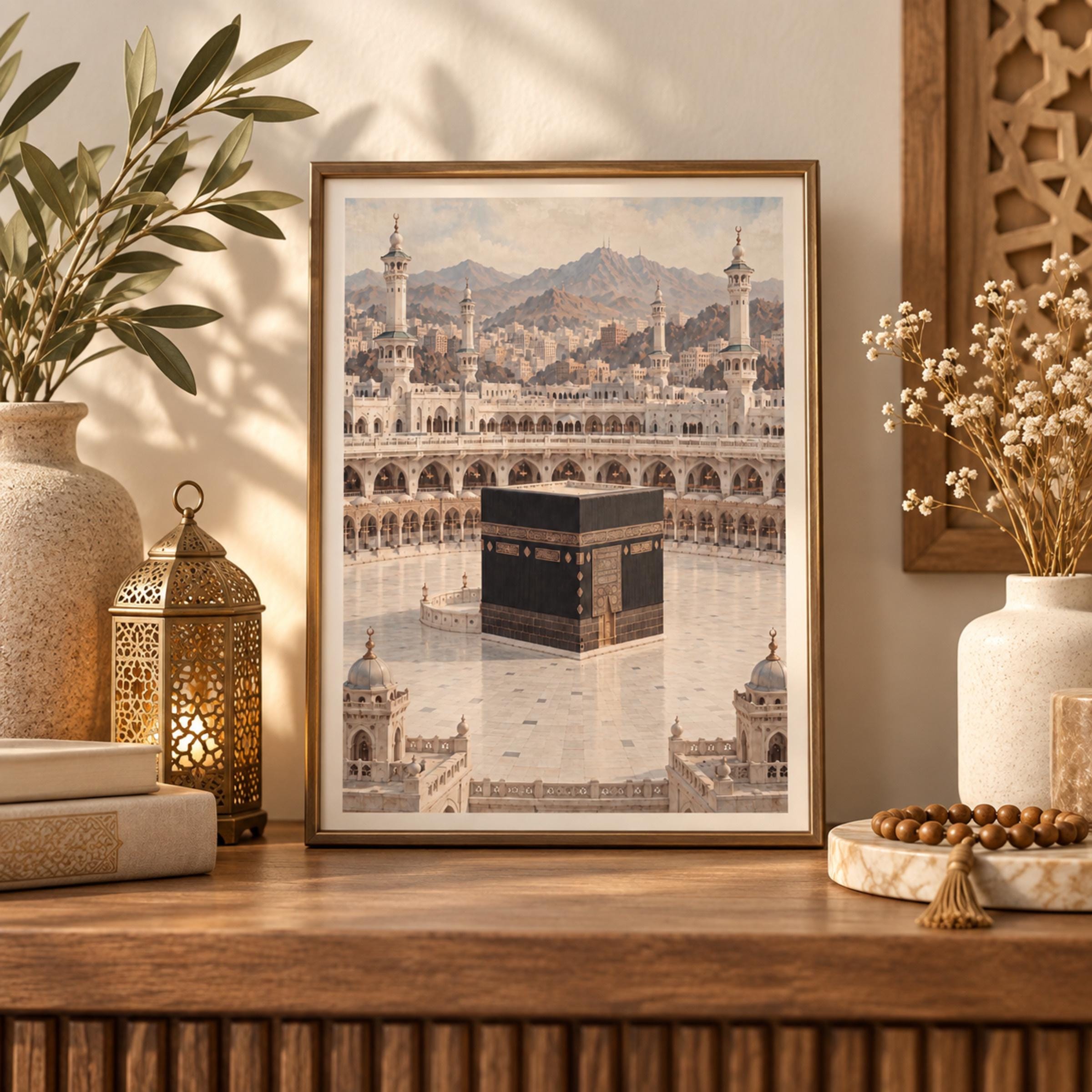 The Kaaba beneath the Mountain Horizon — image 6