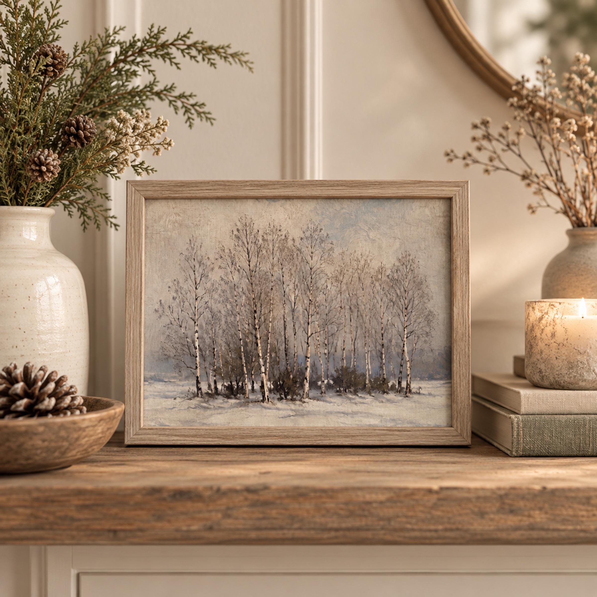 Birch Grove in Winter — image 5