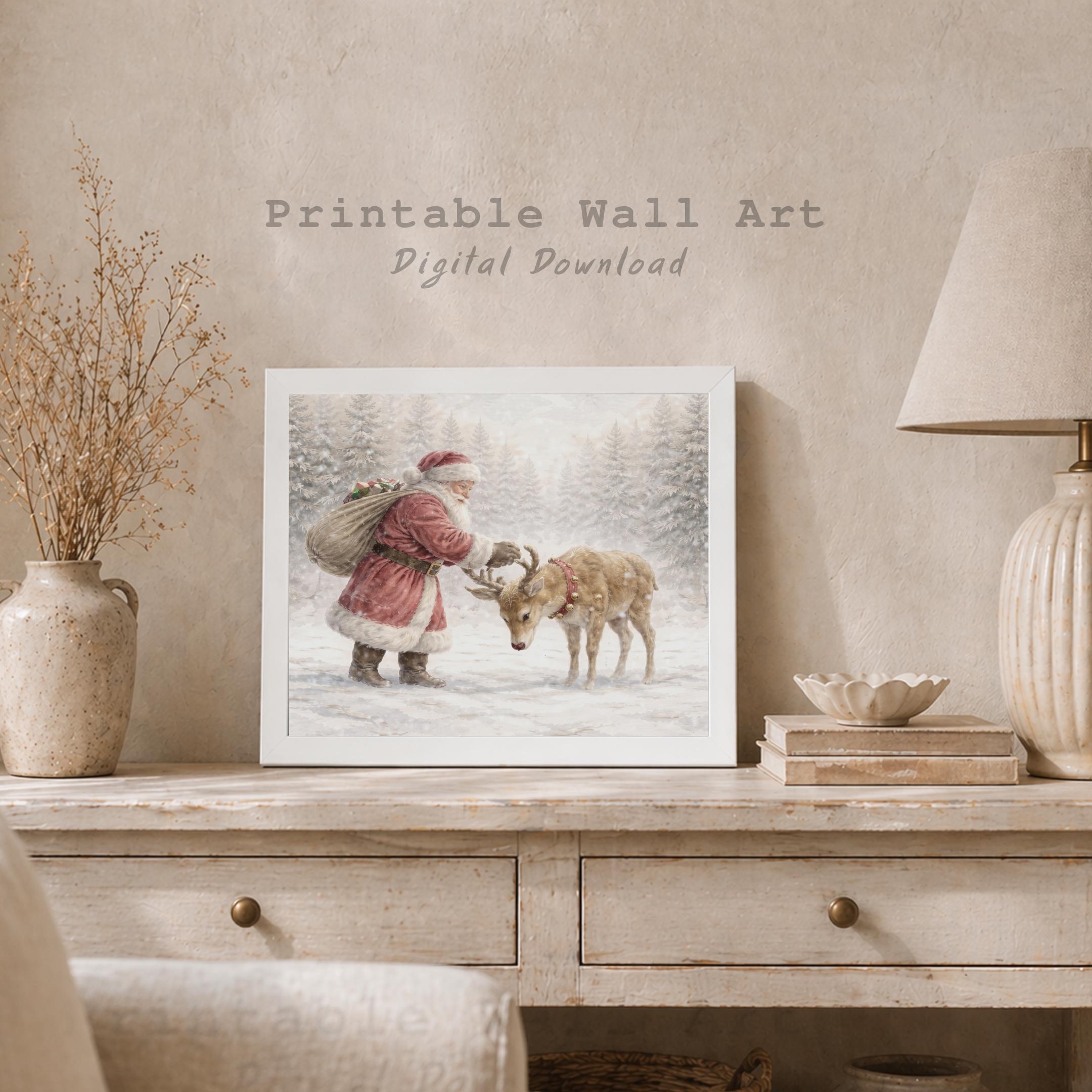 Santa’s Quiet Greeting to a Reindeer — image 6