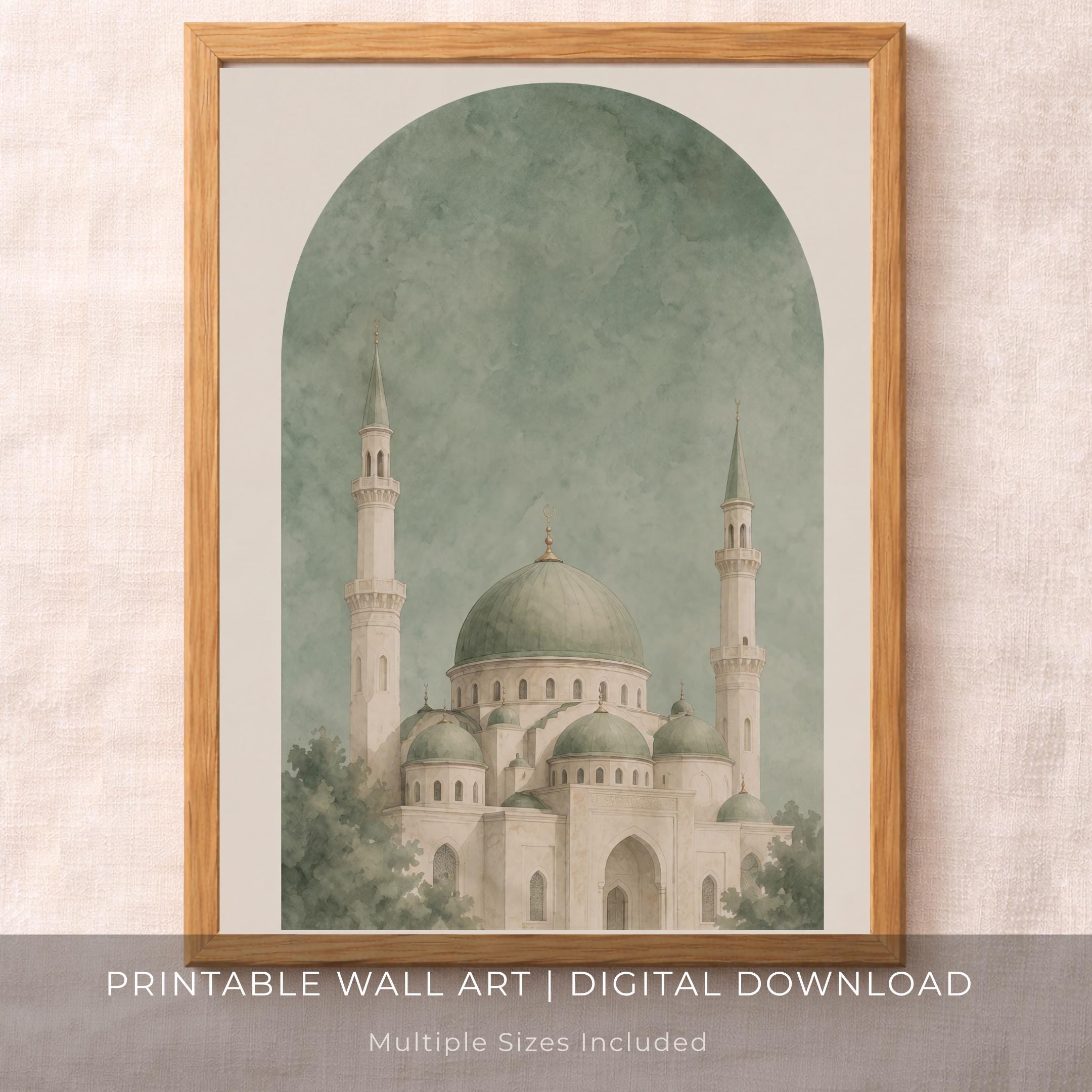 Sage Mosque beneath an Open Arch — image 4