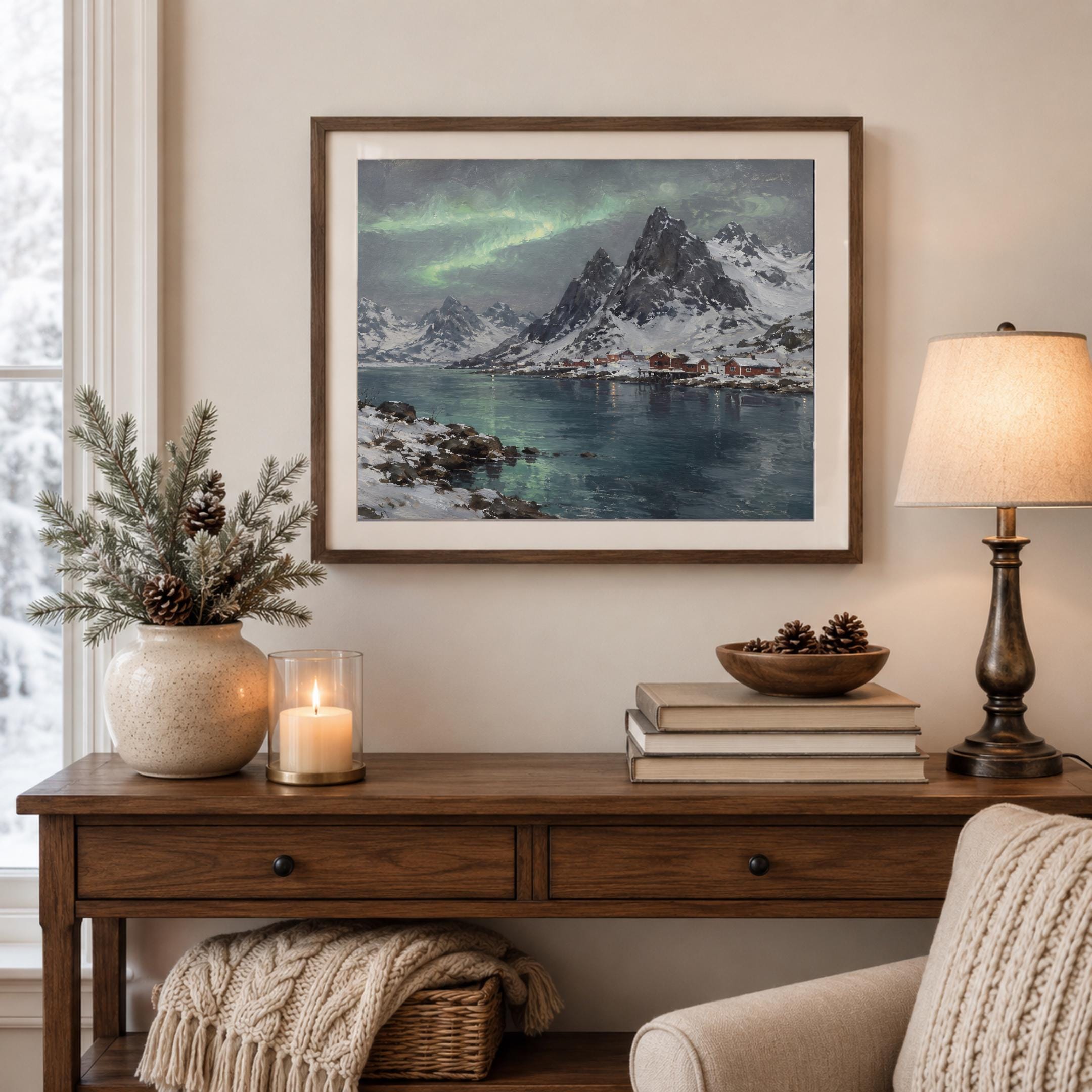 Northern Lights above a Lofoten Fjord — image 4