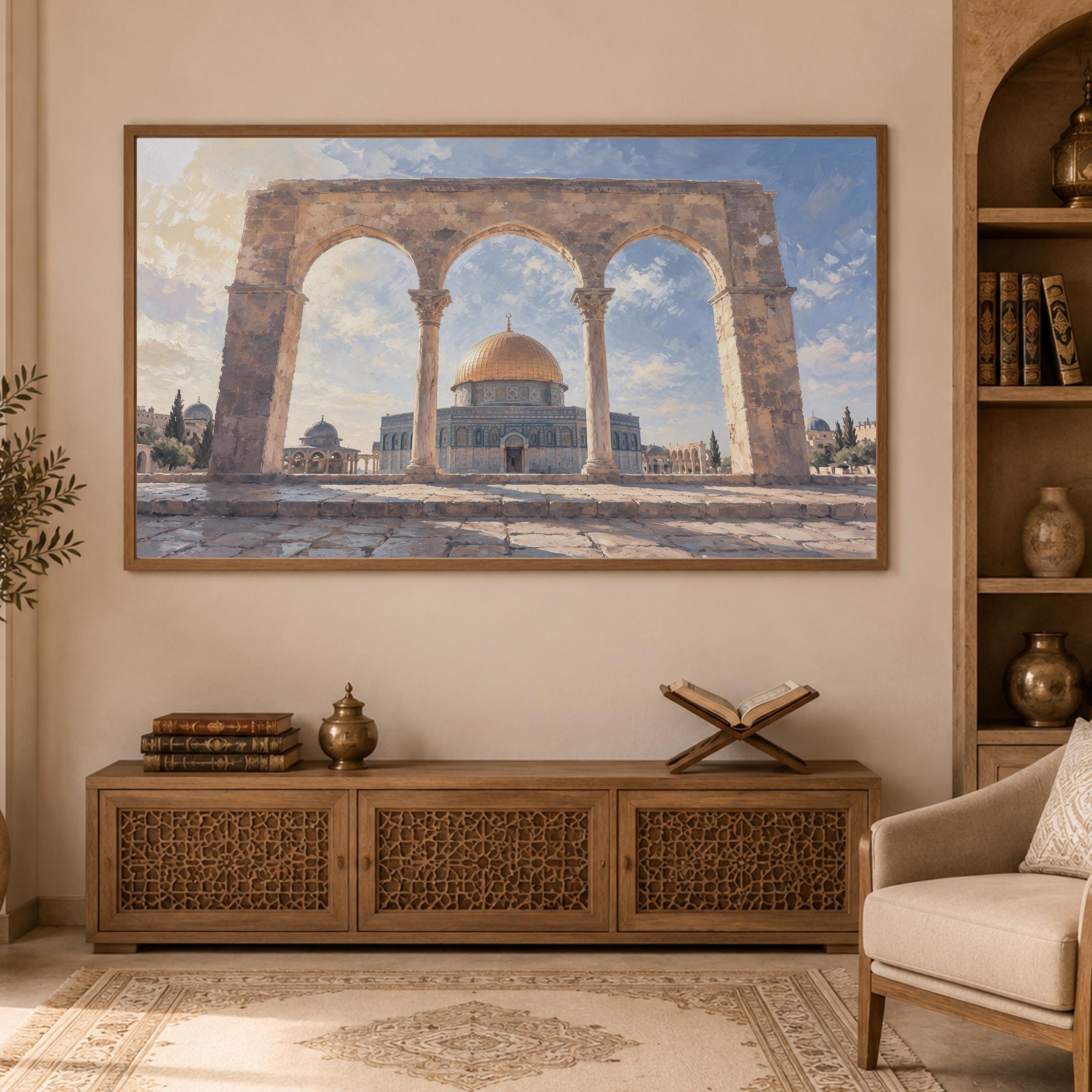 Dome of the Rock Islamic Frame TV Art Jerusalem 4K Digital Download Display Artwork — image 5