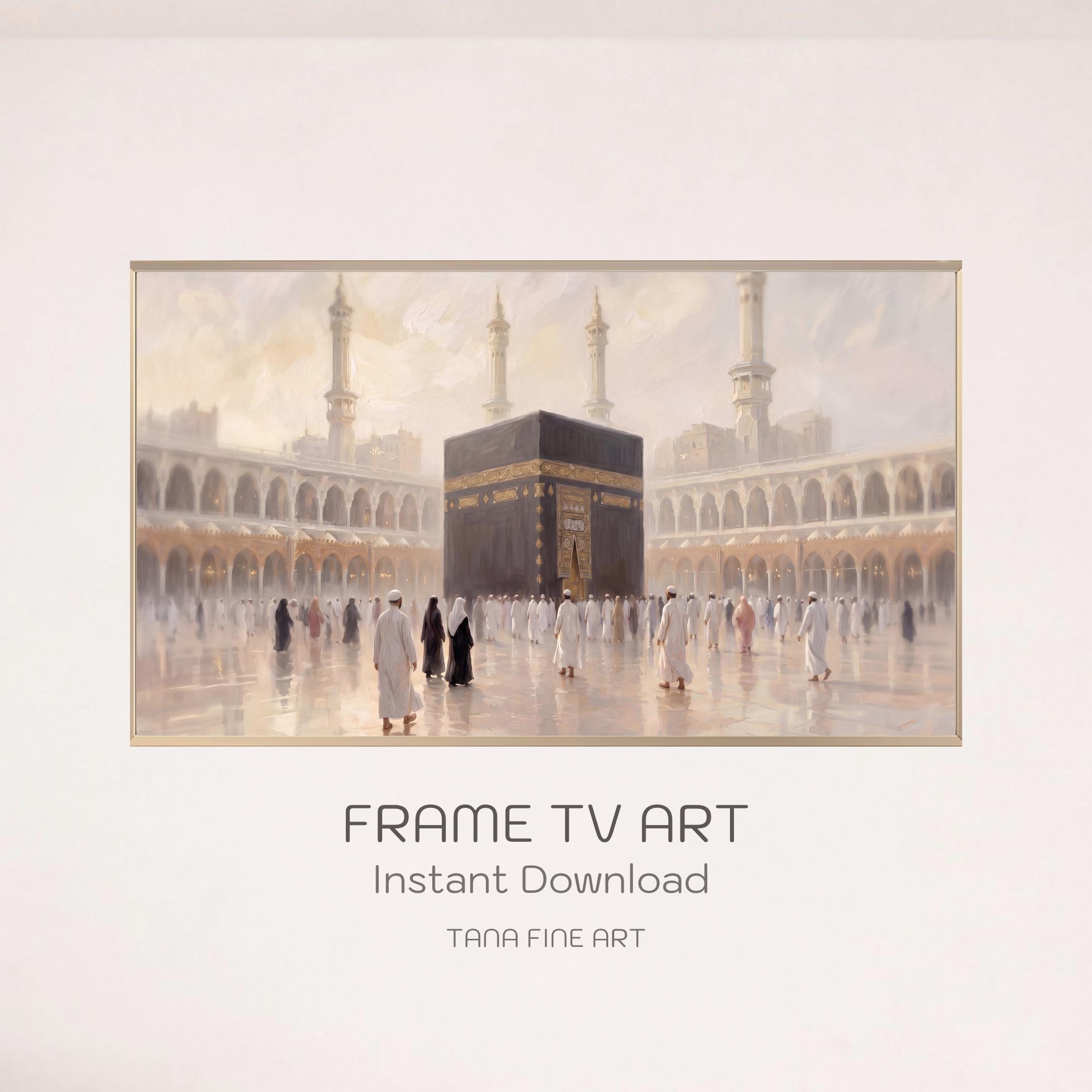 Islamic Kaaba Frame TV Art, Islamic Mecca Home Decor (Digital Download)