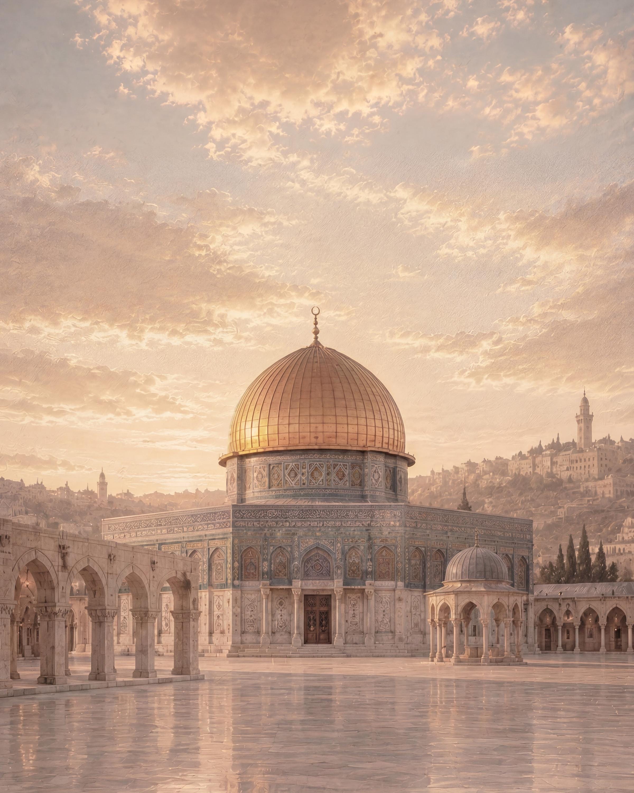 Golden Dome at Sunset — Jerusalem-Inspired Art — image 2