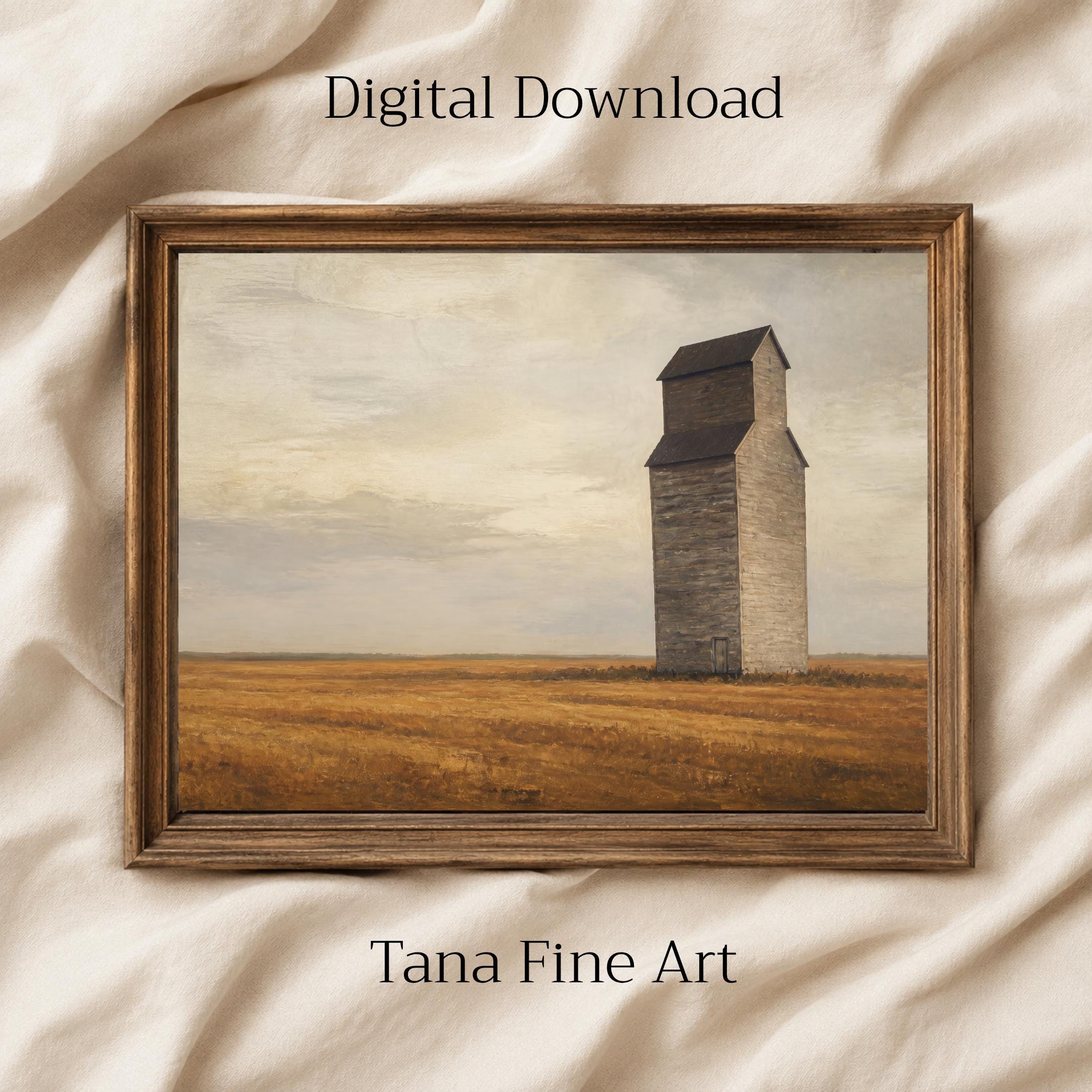Rustic Farmhouse Wall Art | Prairie Landscape Print | Vintage Country Printable Digital Download — image 7