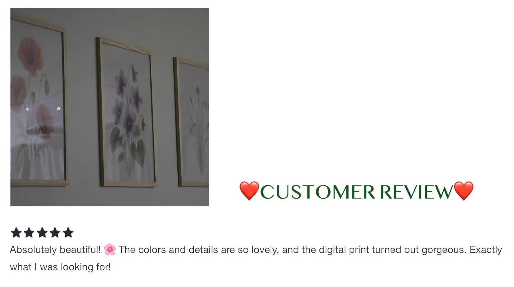 February Birth Flower Print | Violet Printable Wall Art | Purple Botanical Gift Decor Digital Download — image 2