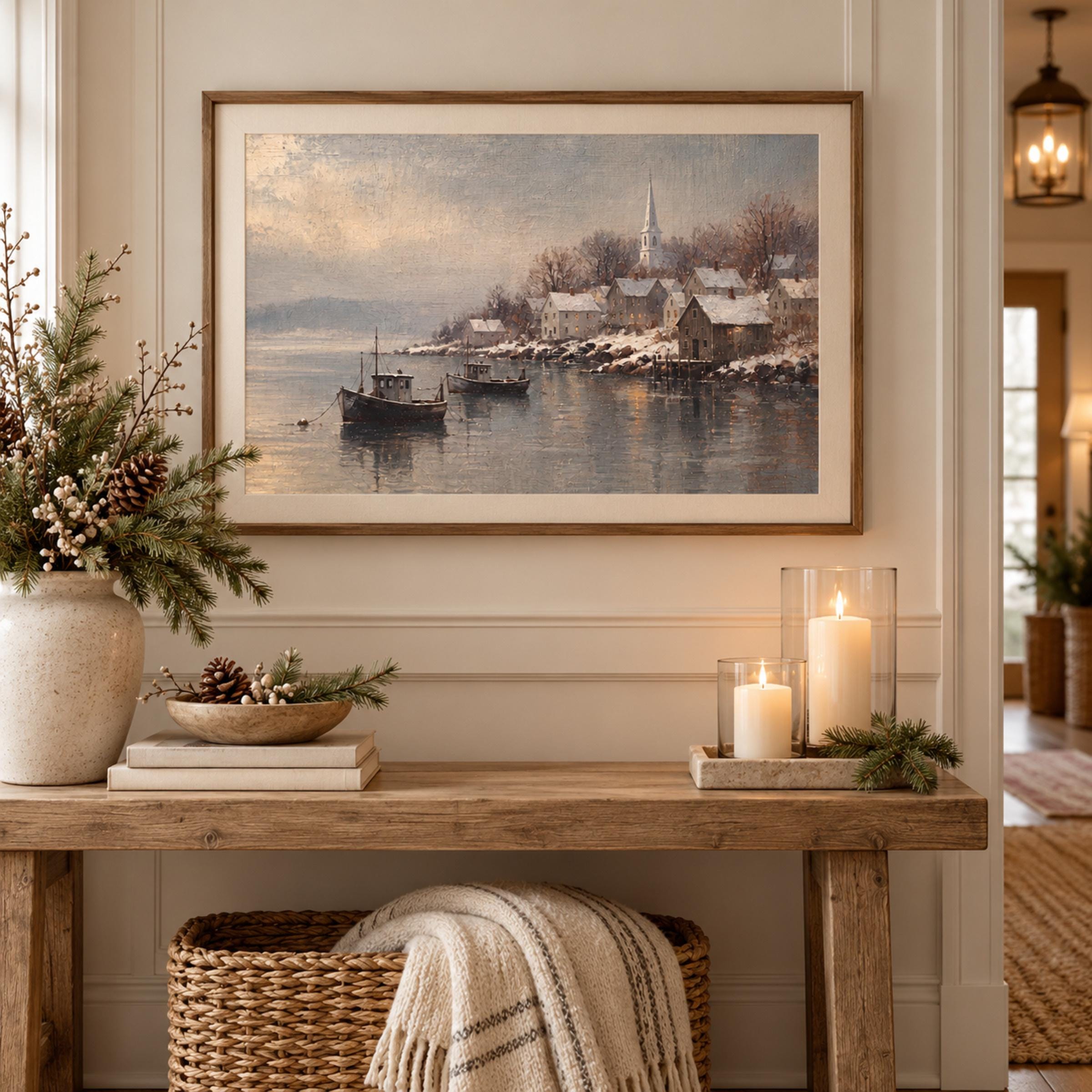 Snow along the Quiet Harbor — image 3
