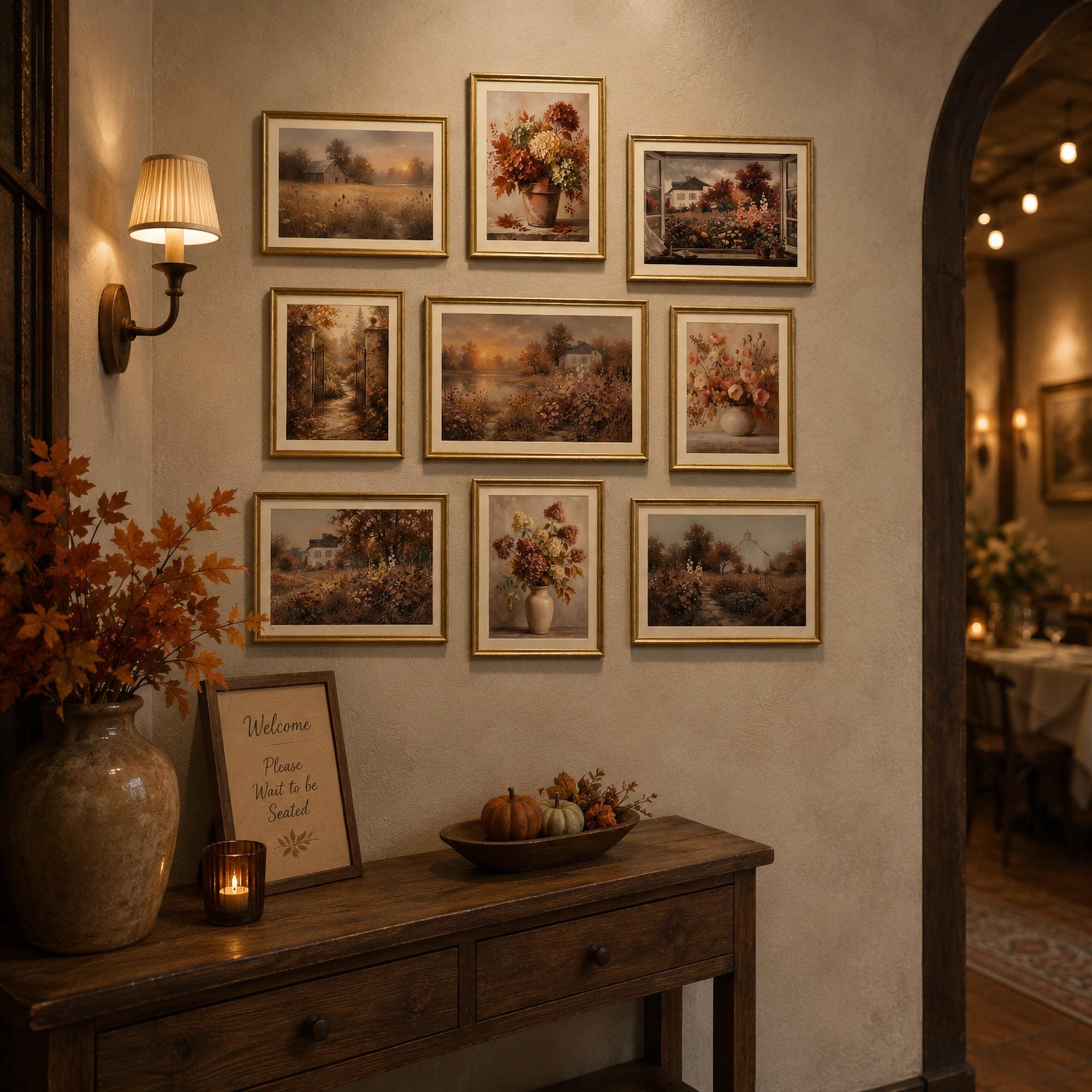 Autumn Cottage Gardens — Set of 9 — image 10