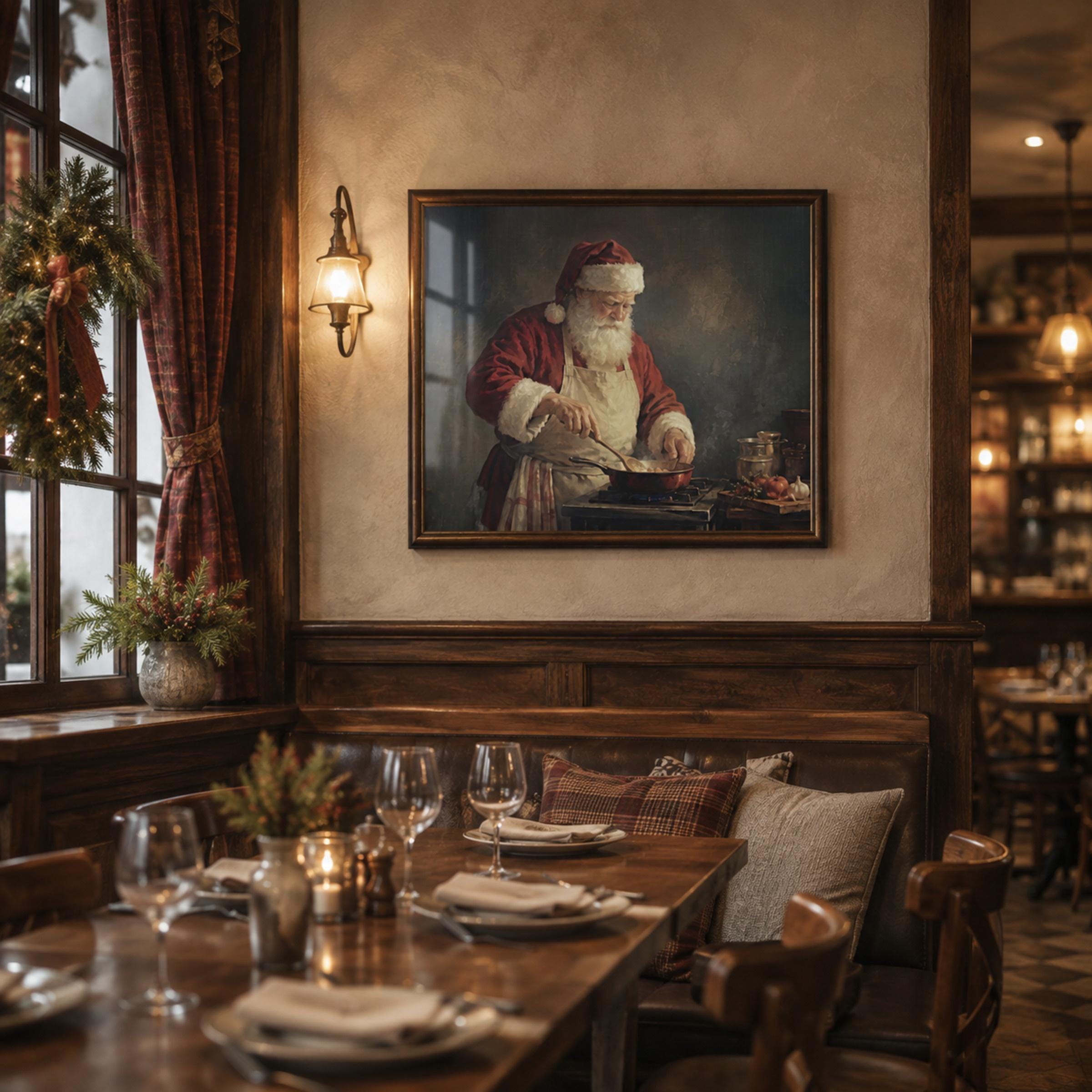 Santa at the Christmas Stove — image 2