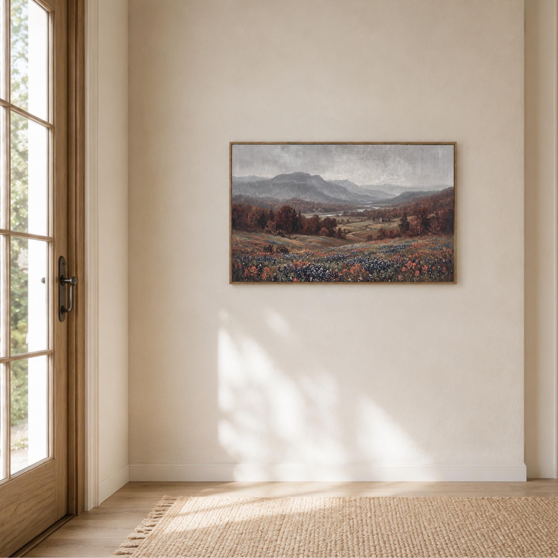 Mountain Meadow Wall Art | Vintage Wildflower Landscape Print | Fall Nature Printable Digital Download — image 7