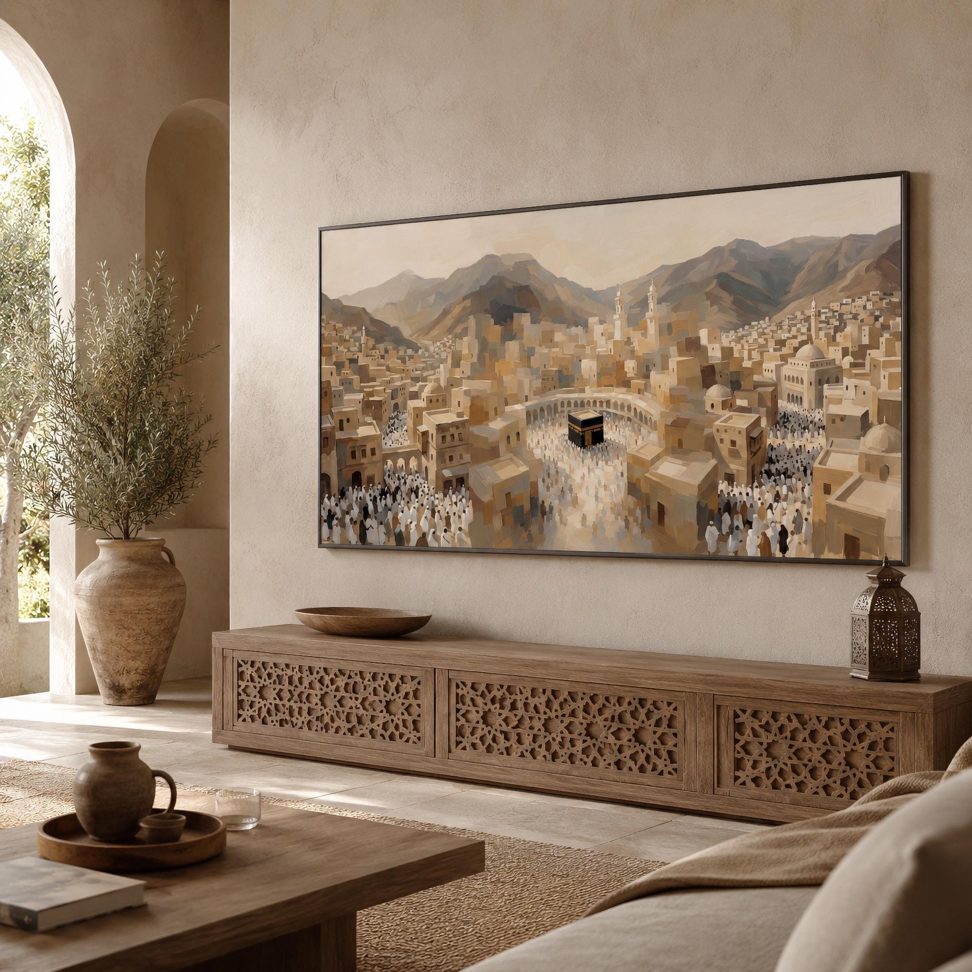 Kaaba Frame TV Art, Mecca Islamic Landscape, Hajj Umrah 4K Screen Display Digital Download — image 3
