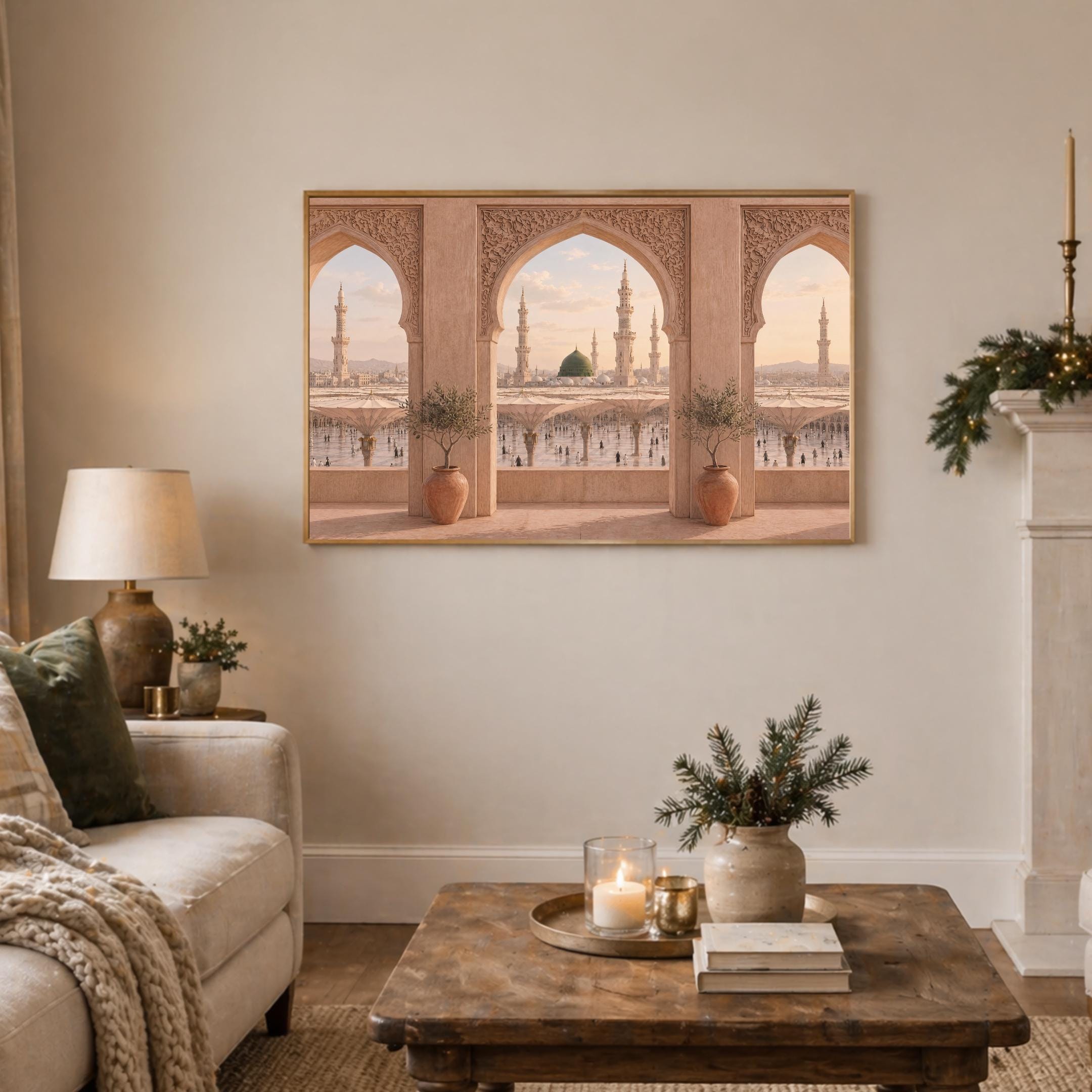 Medina Frame TV Art, Islamic Arch View Samsung The Frame, Muslim Home Decor (Digital Download) — image 5