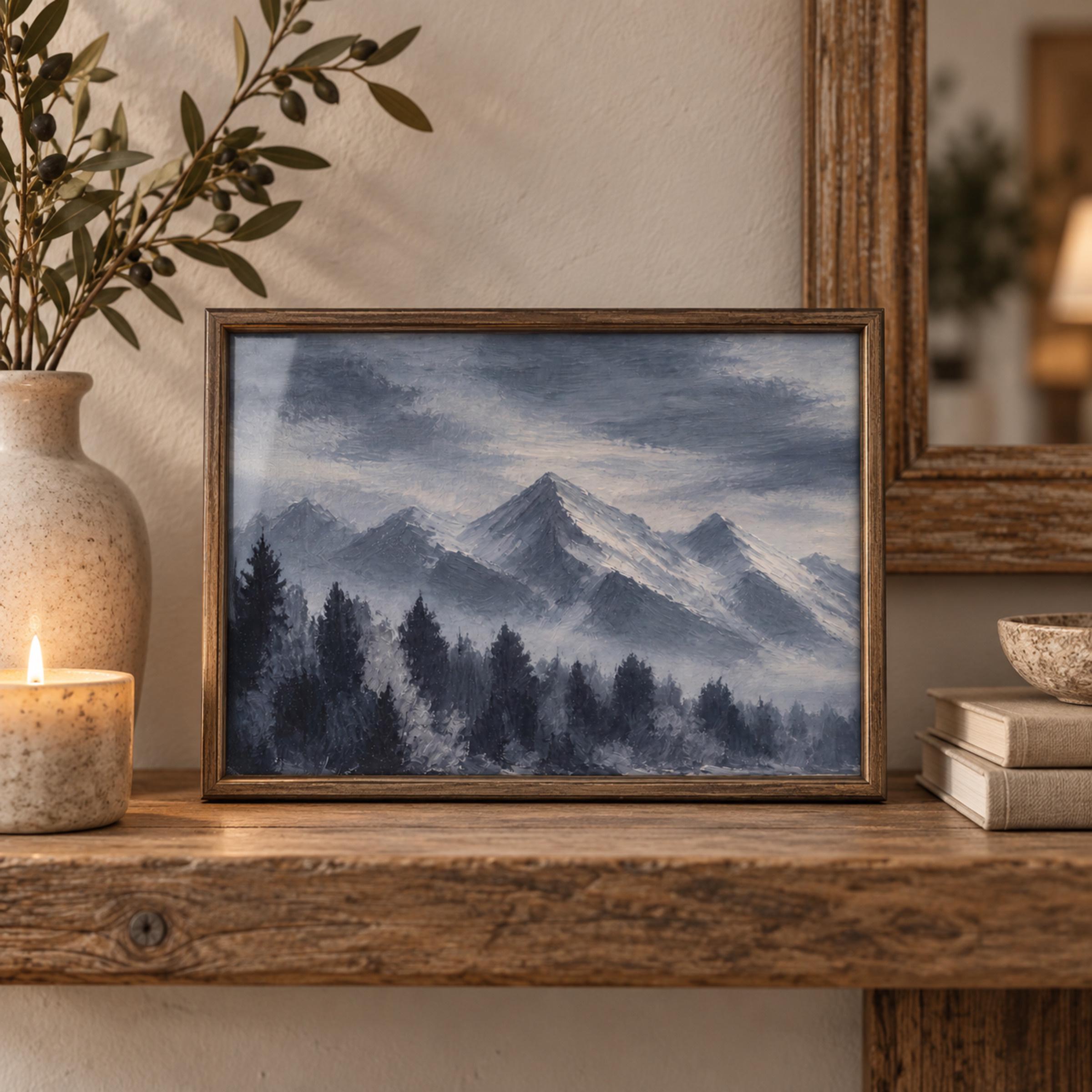 Blue Mountain Peaks above the Pines — image 4