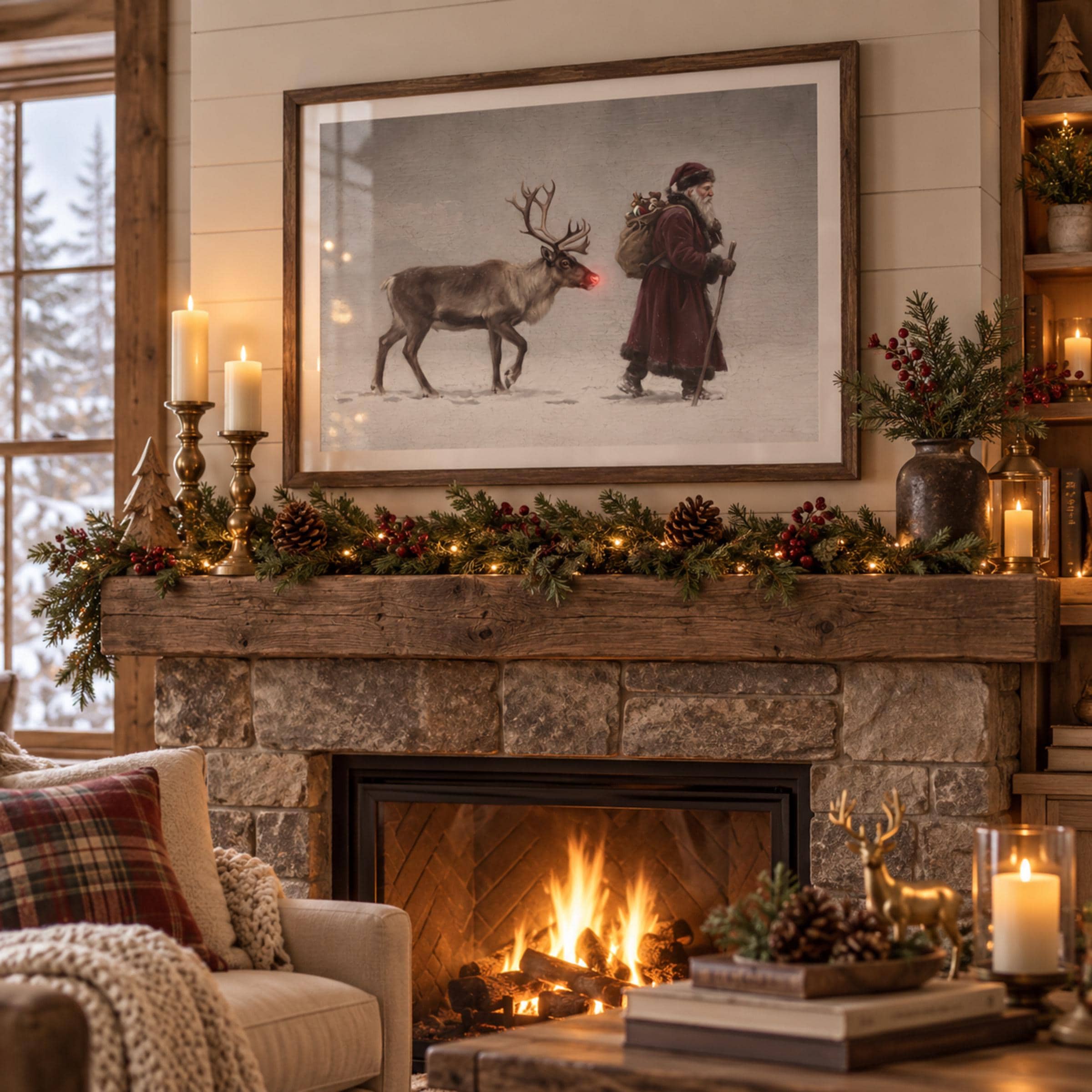 Santa & His Red-Nosed Companion — image 3