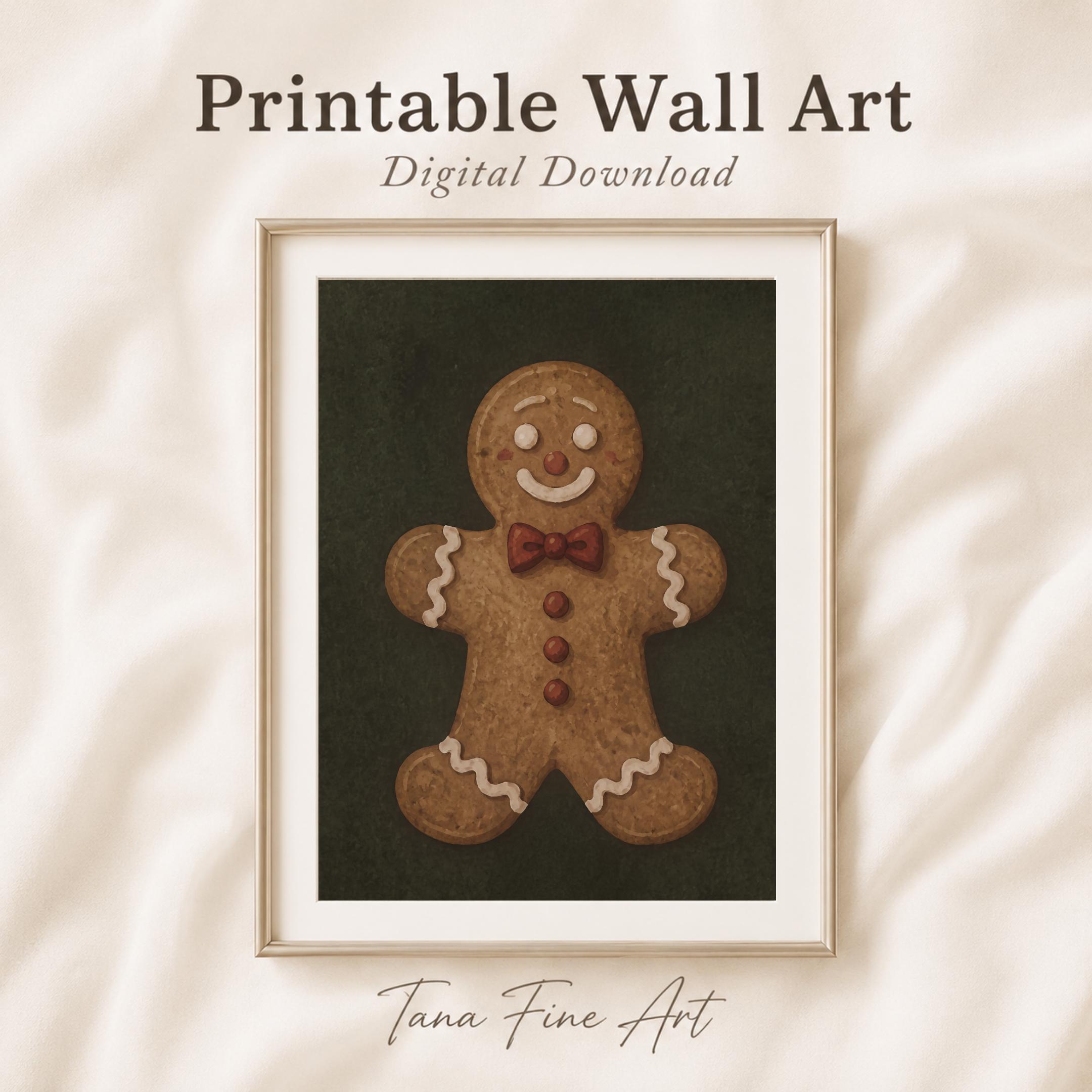 Smiling Gingerbread Christmas Cookie — image 5