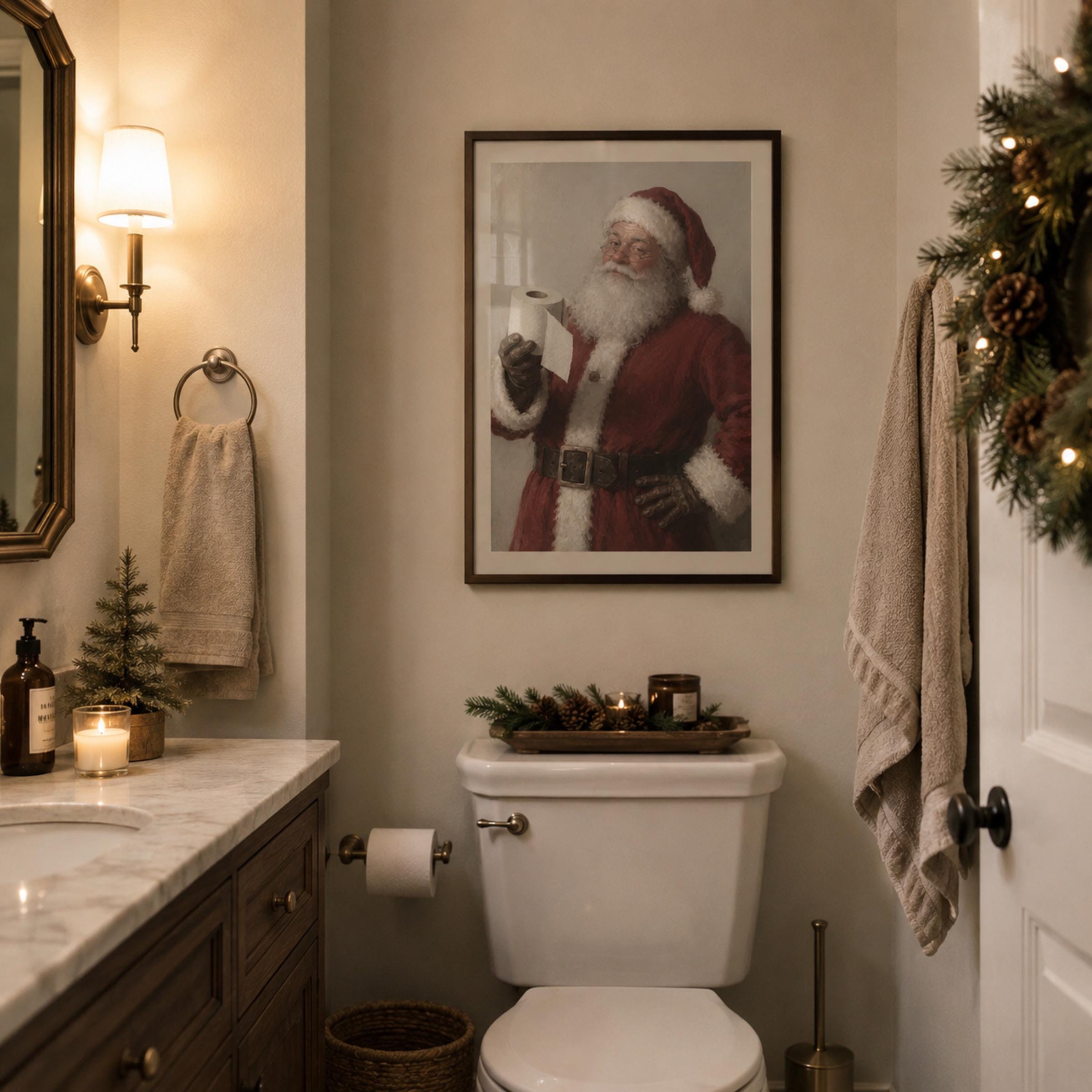 Santa’s Holiday Bathroom Joke — image 3