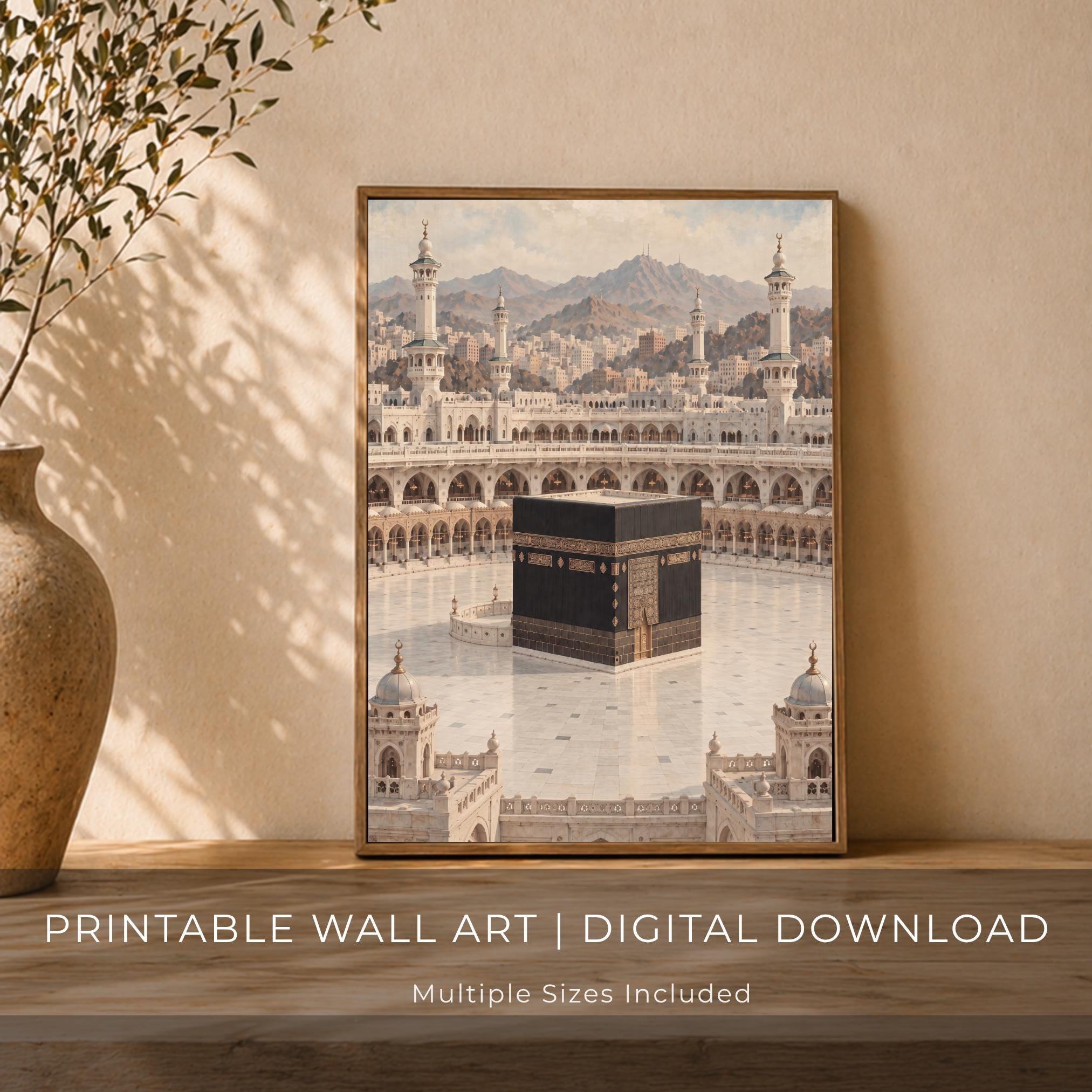 The Kaaba beneath the Mountain Horizon