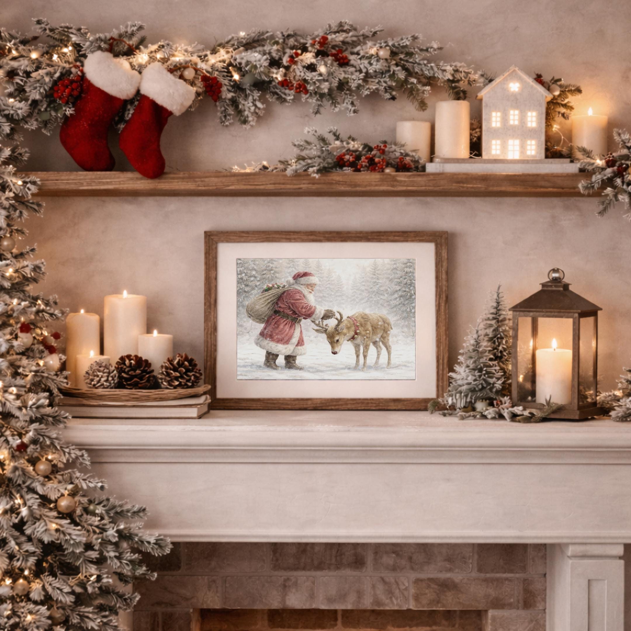 Santa’s Quiet Greeting to a Reindeer — image 7
