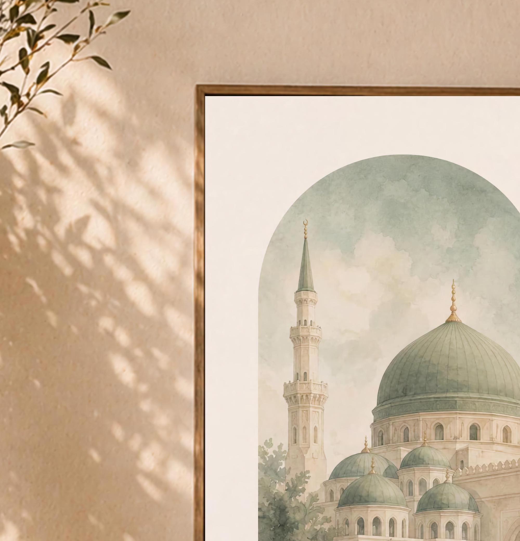 Green Dome beneath a Sage Arch — image 2