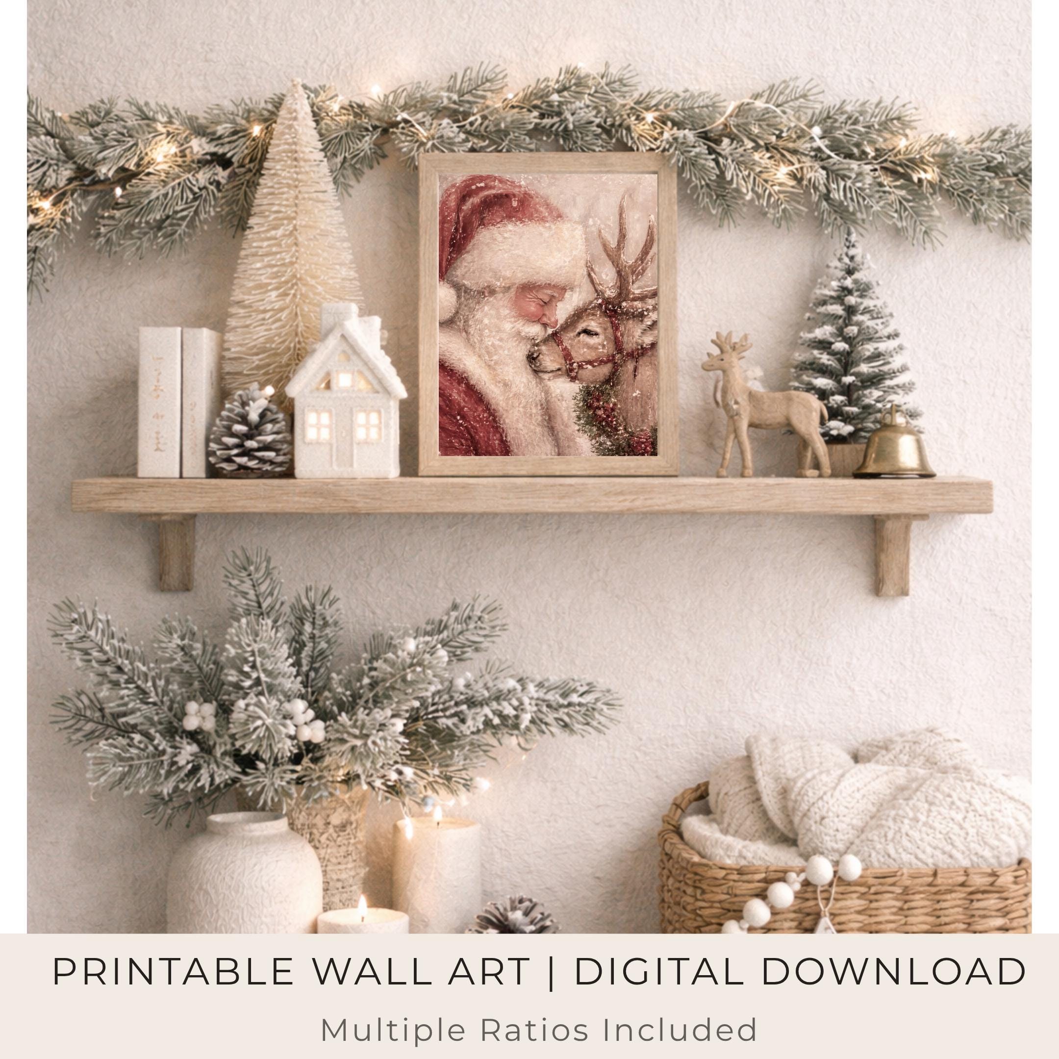 A Tender Christmas Portrait with a Reindeer — image 5