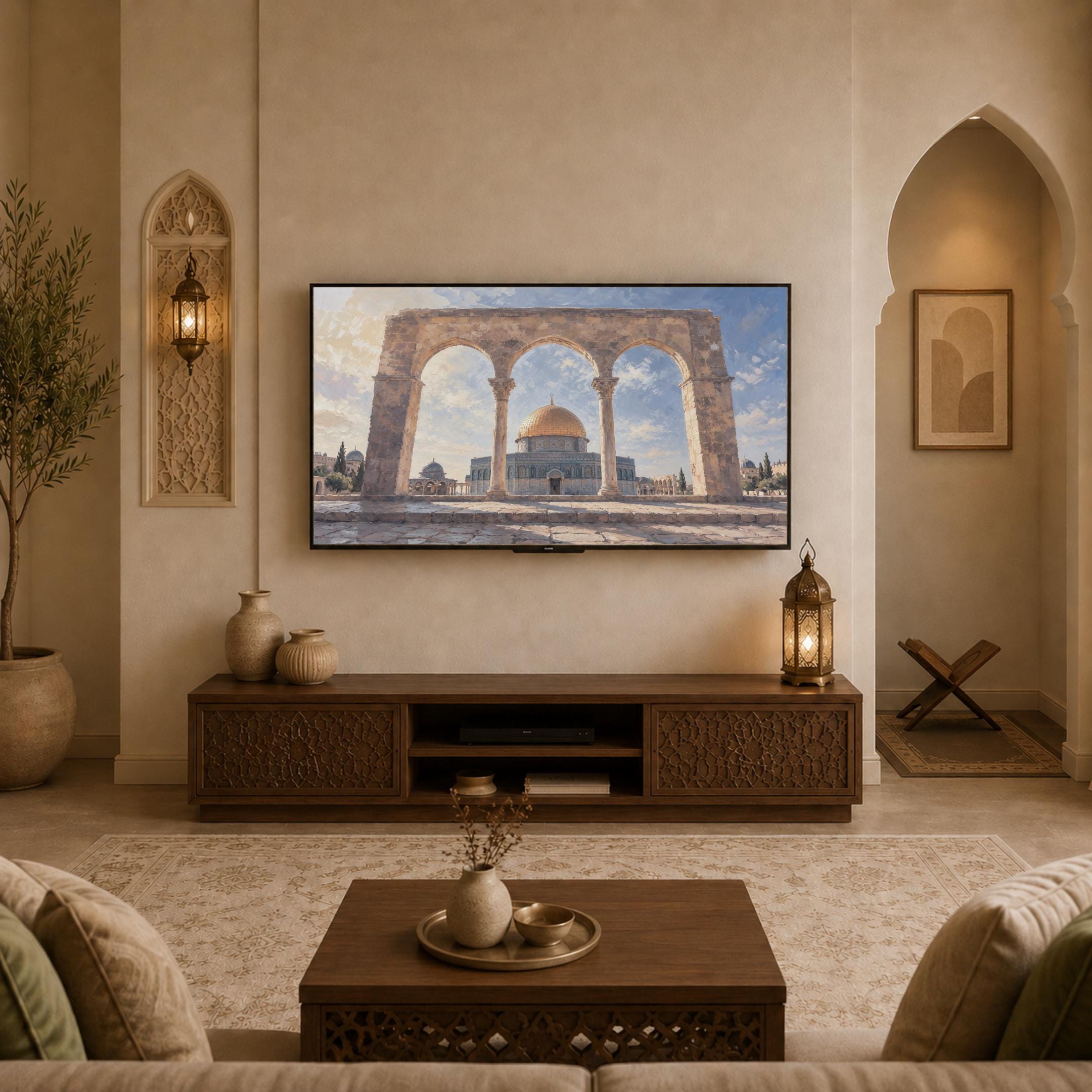 Dome of the Rock Islamic Frame TV Art Jerusalem 4K Digital Download Display Artwork — image 7