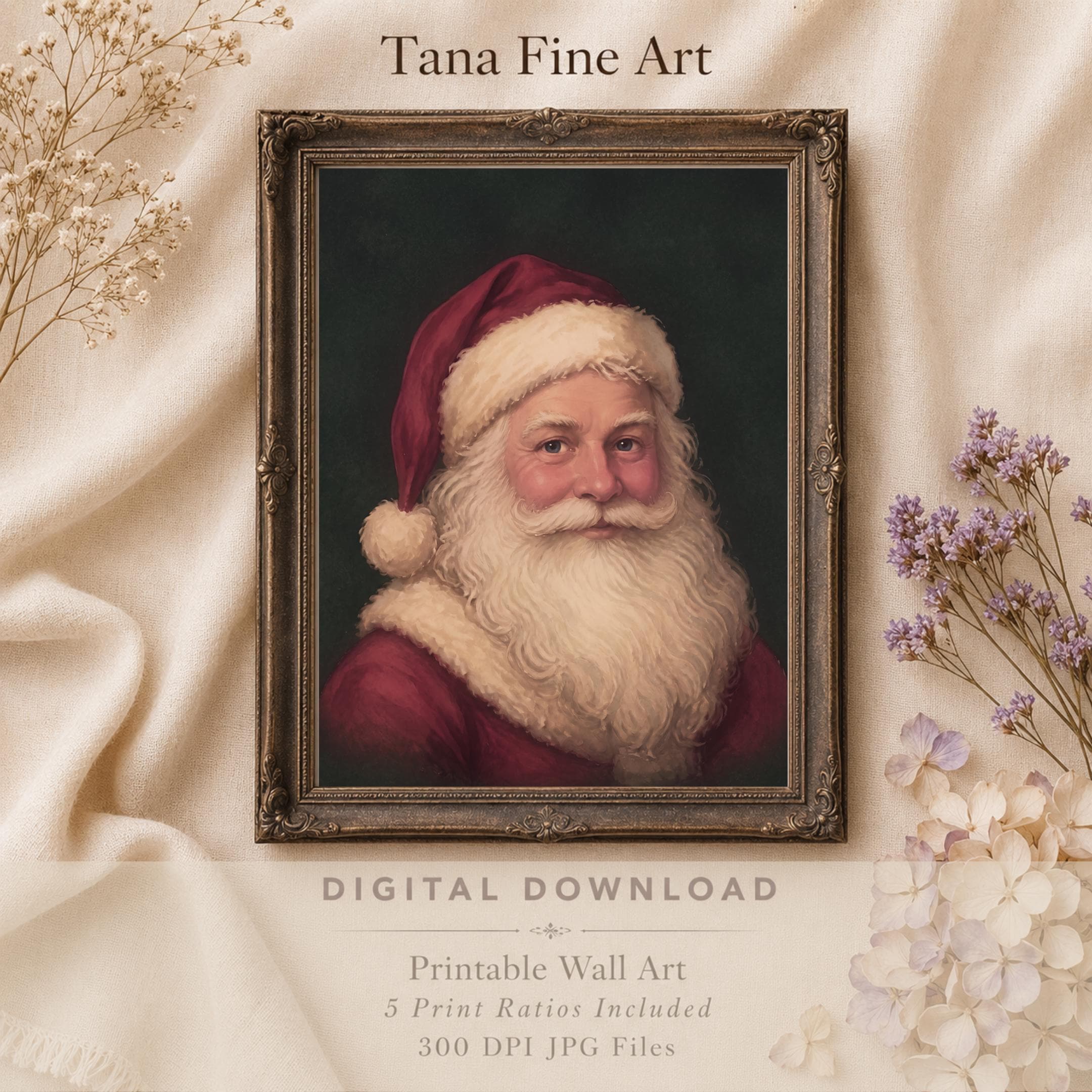 Father Christmas against Deep Green — image 7