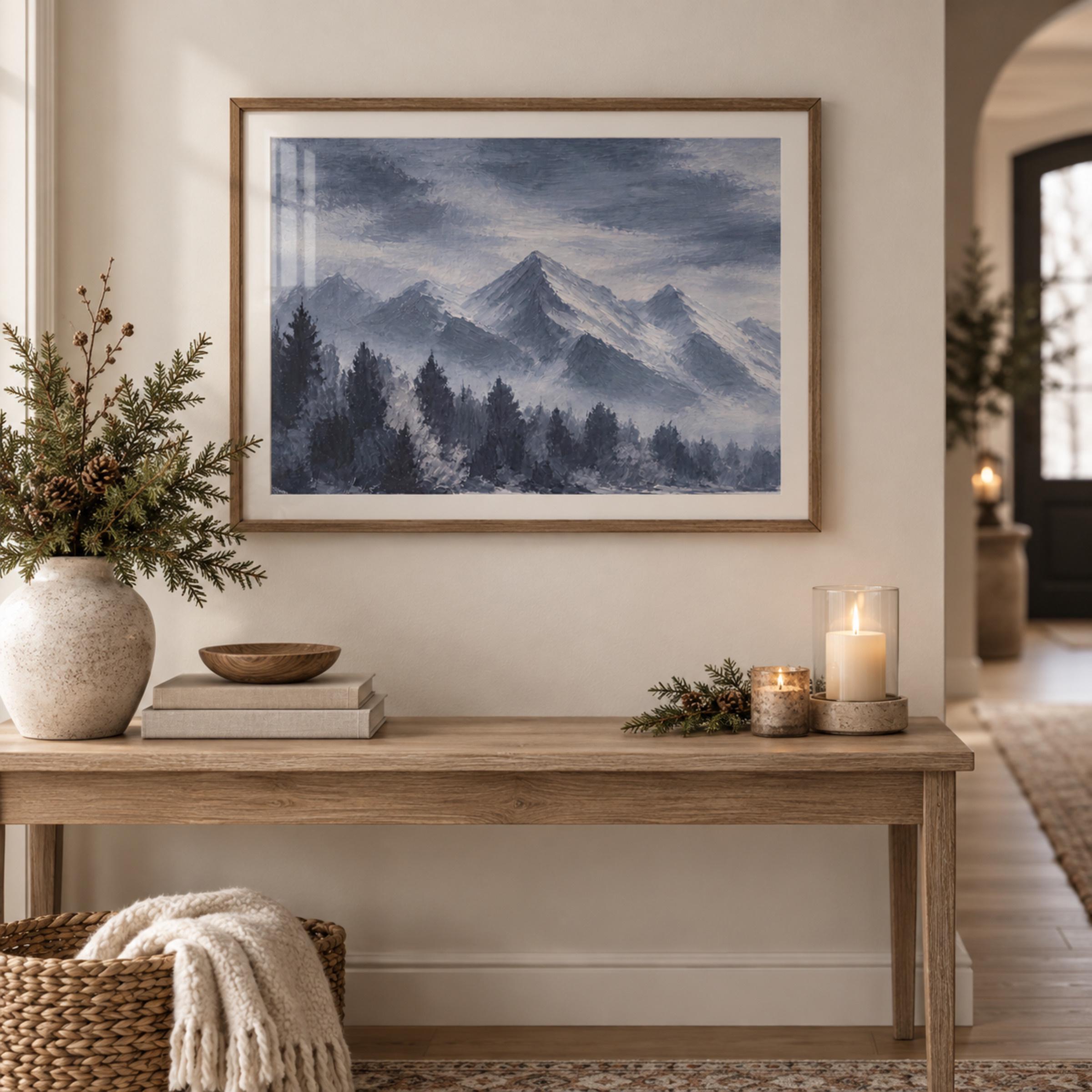 Blue Mountain Peaks above the Pines — image 3
