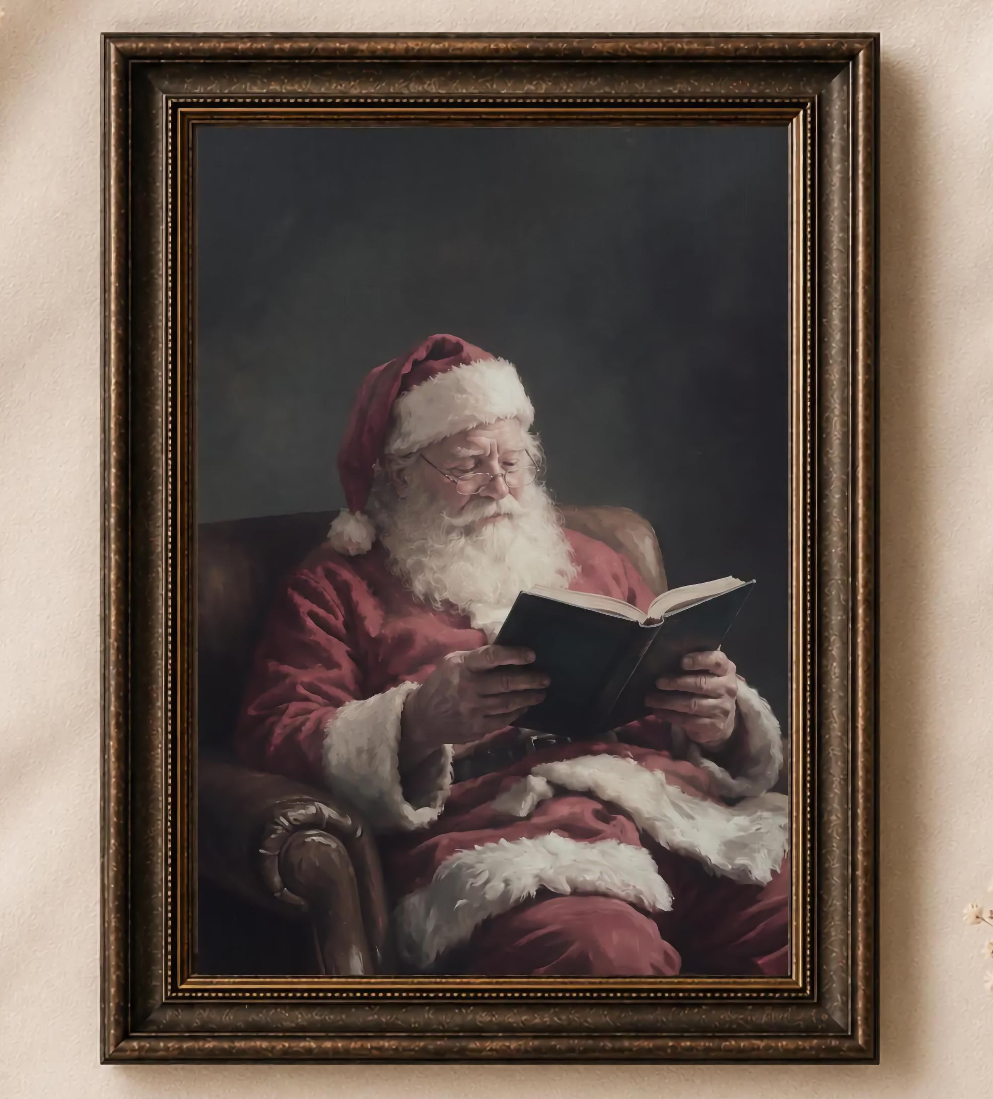 Santa’s Evening with a Book — image 2