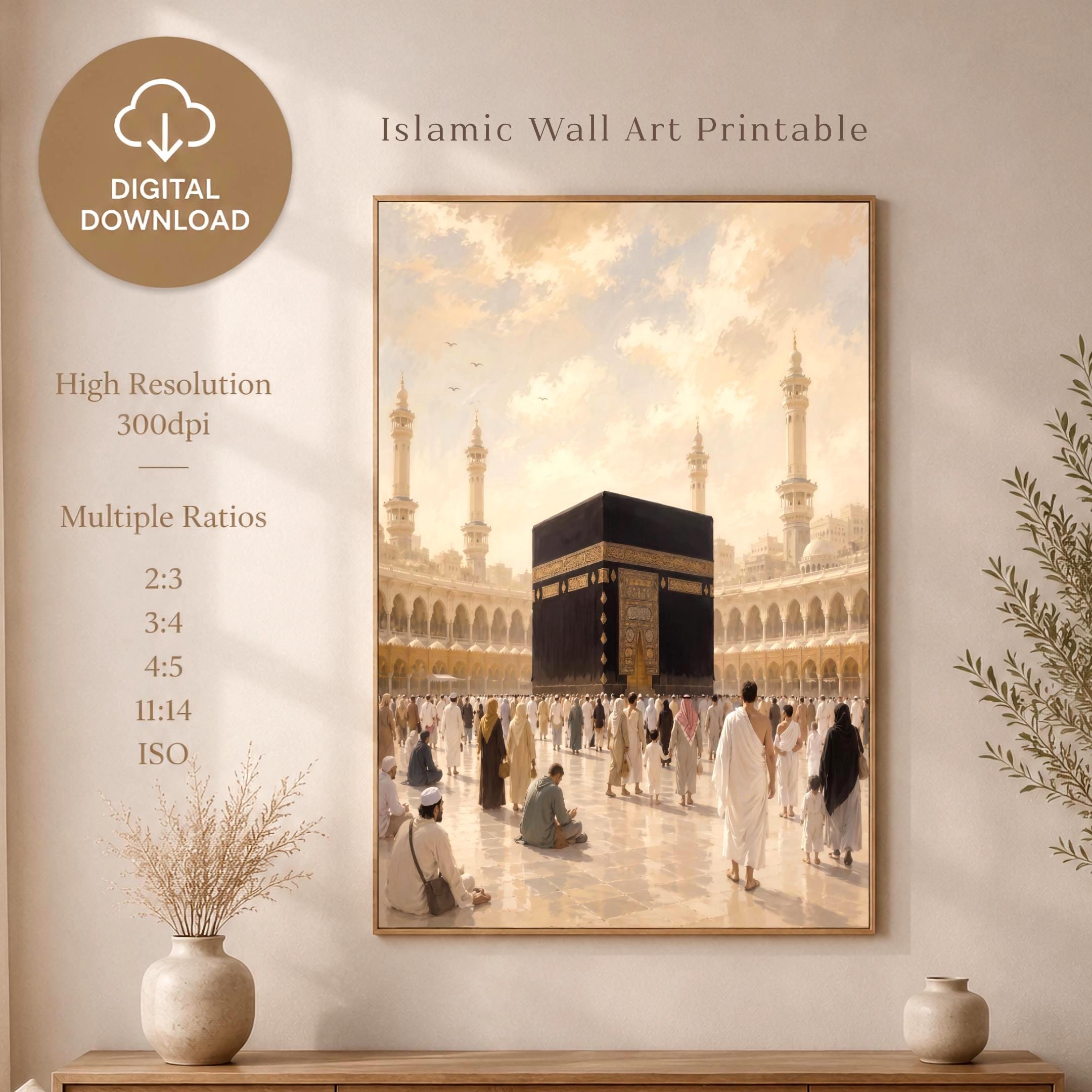 Pilgrims in the Kaaba Courtyard — image 2