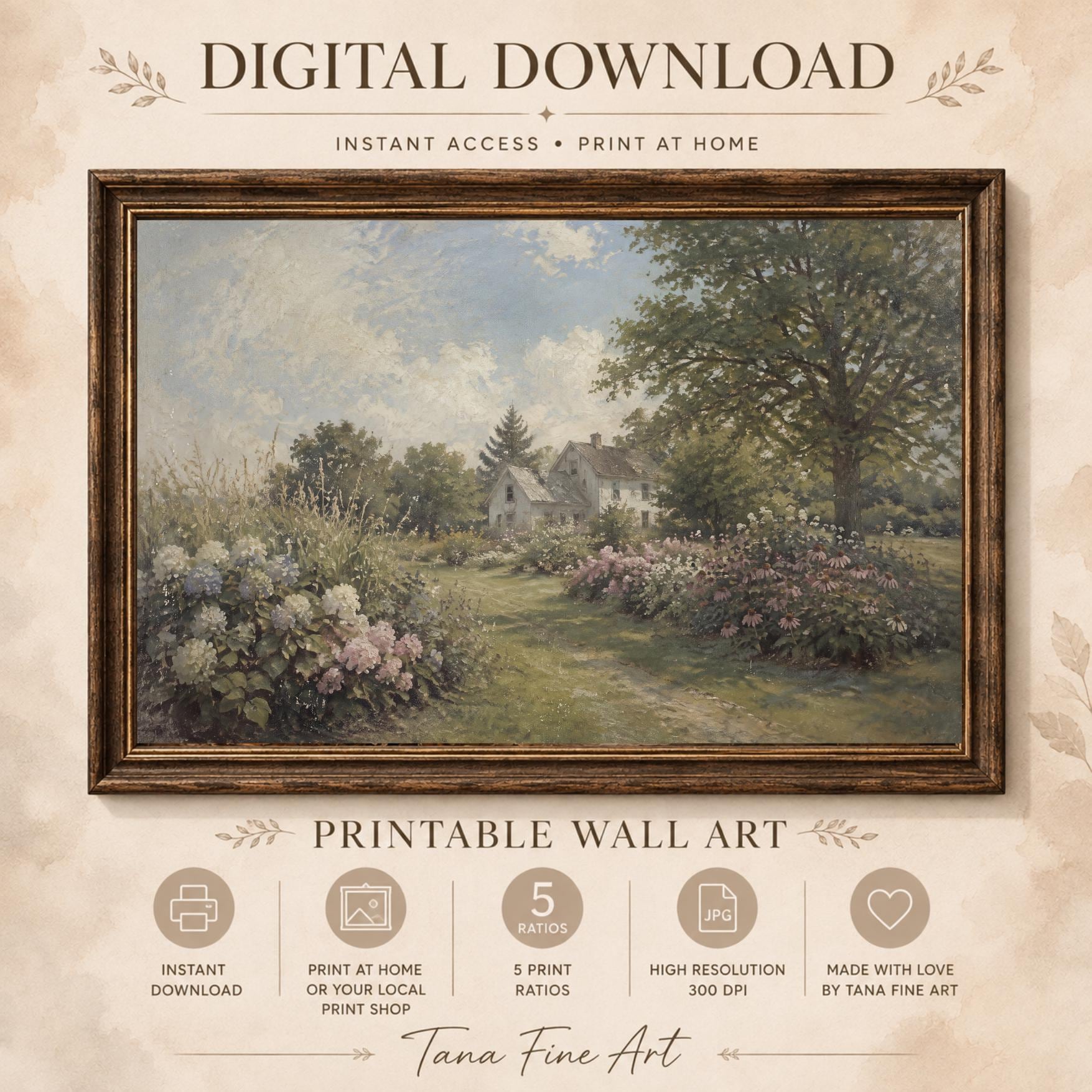 Cottage Garden Studies — Set of 5 — image 2