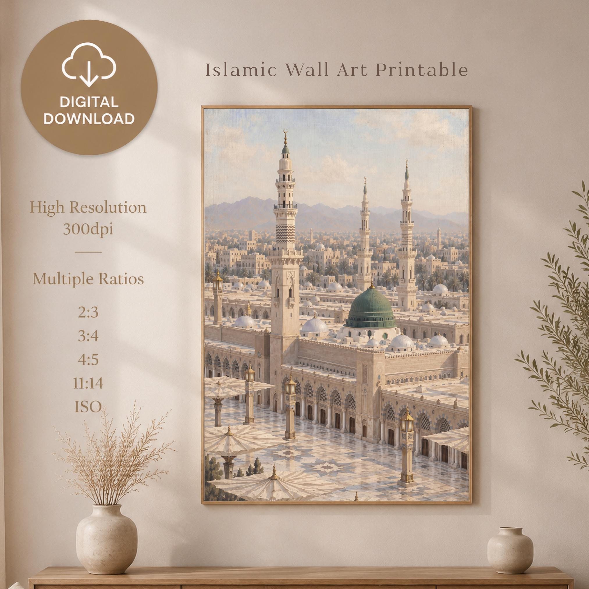 Medina Mosque & Mountain Horizon — image 8