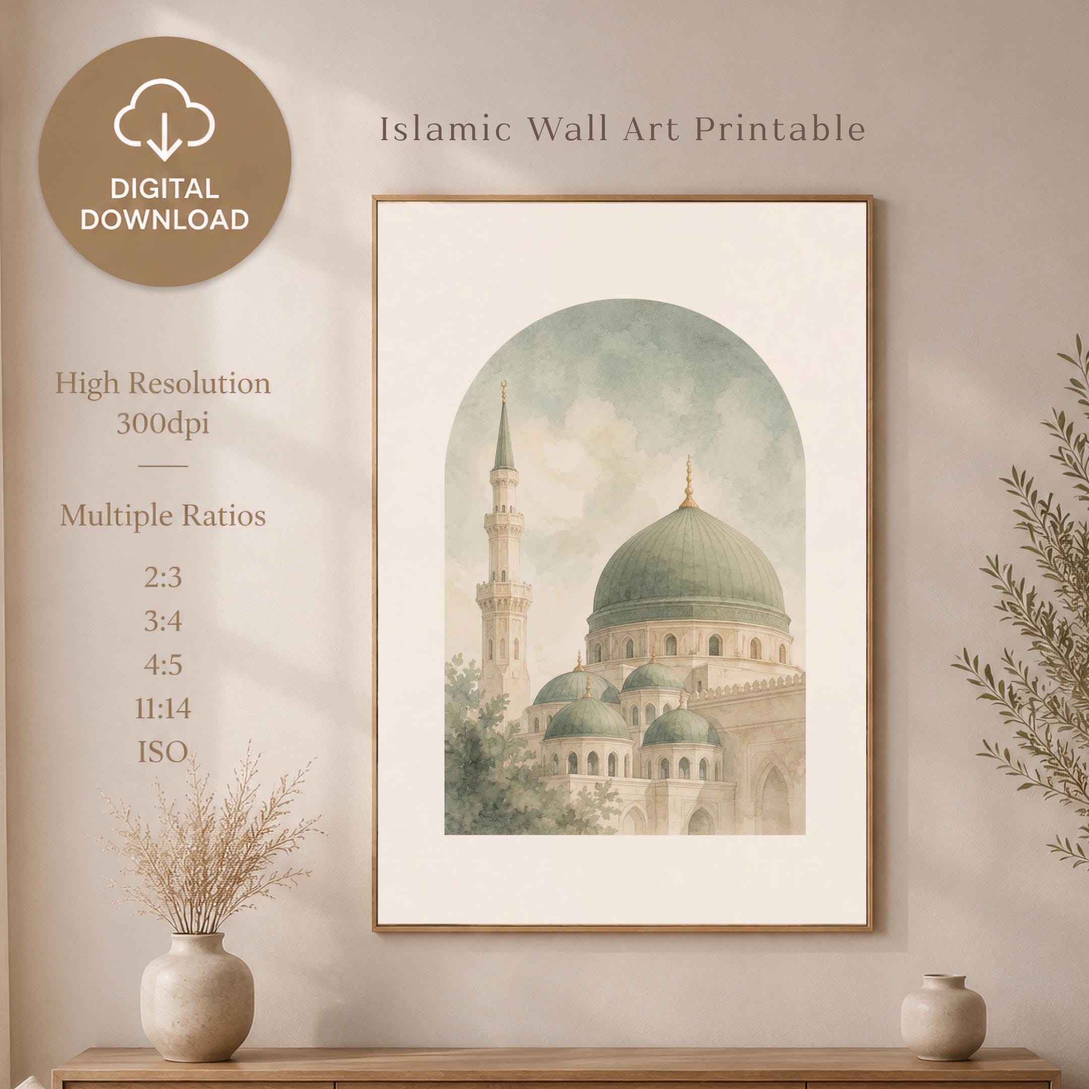 Green Dome beneath a Sage Arch — image 3