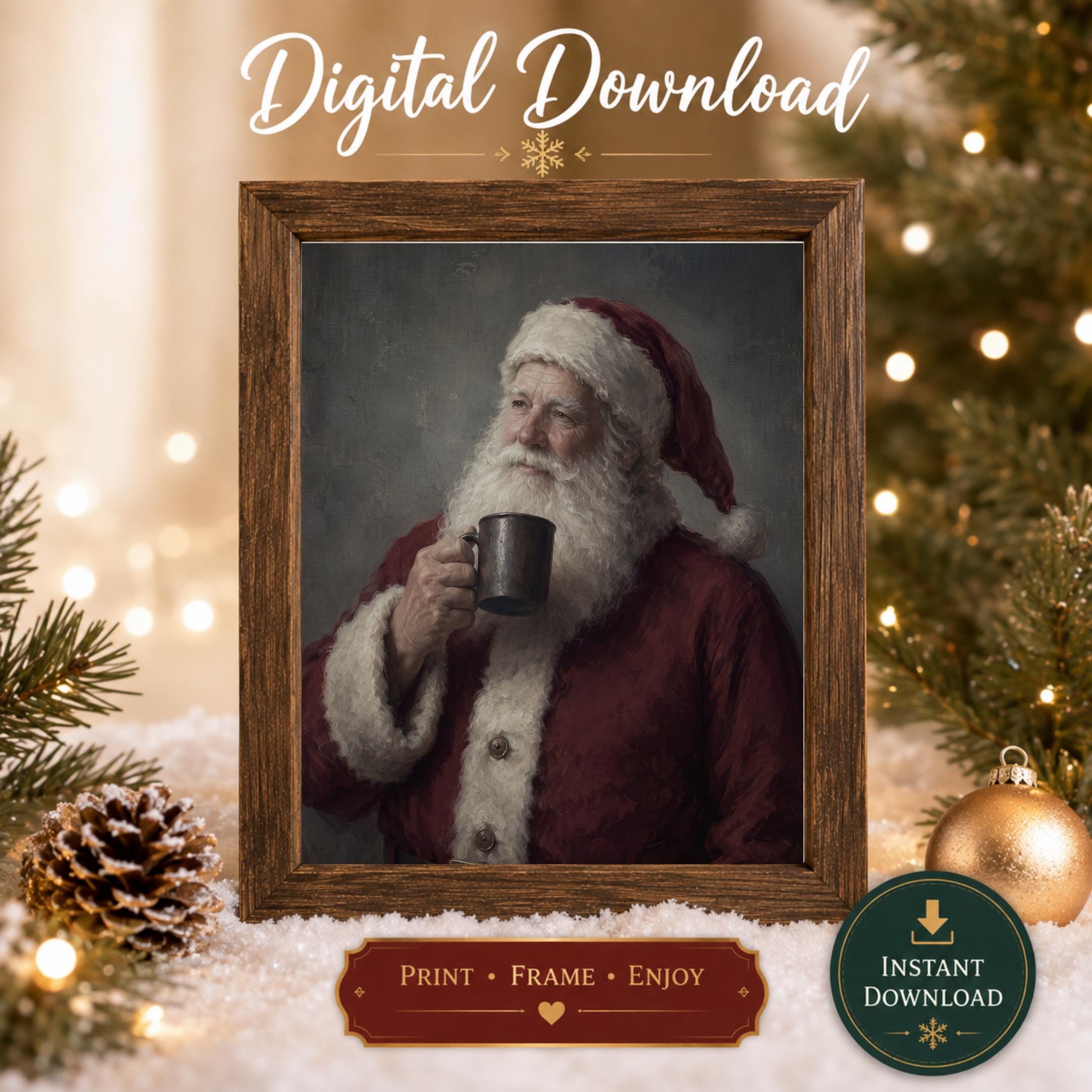 Santa’s Quiet Coffee Moment — image 4